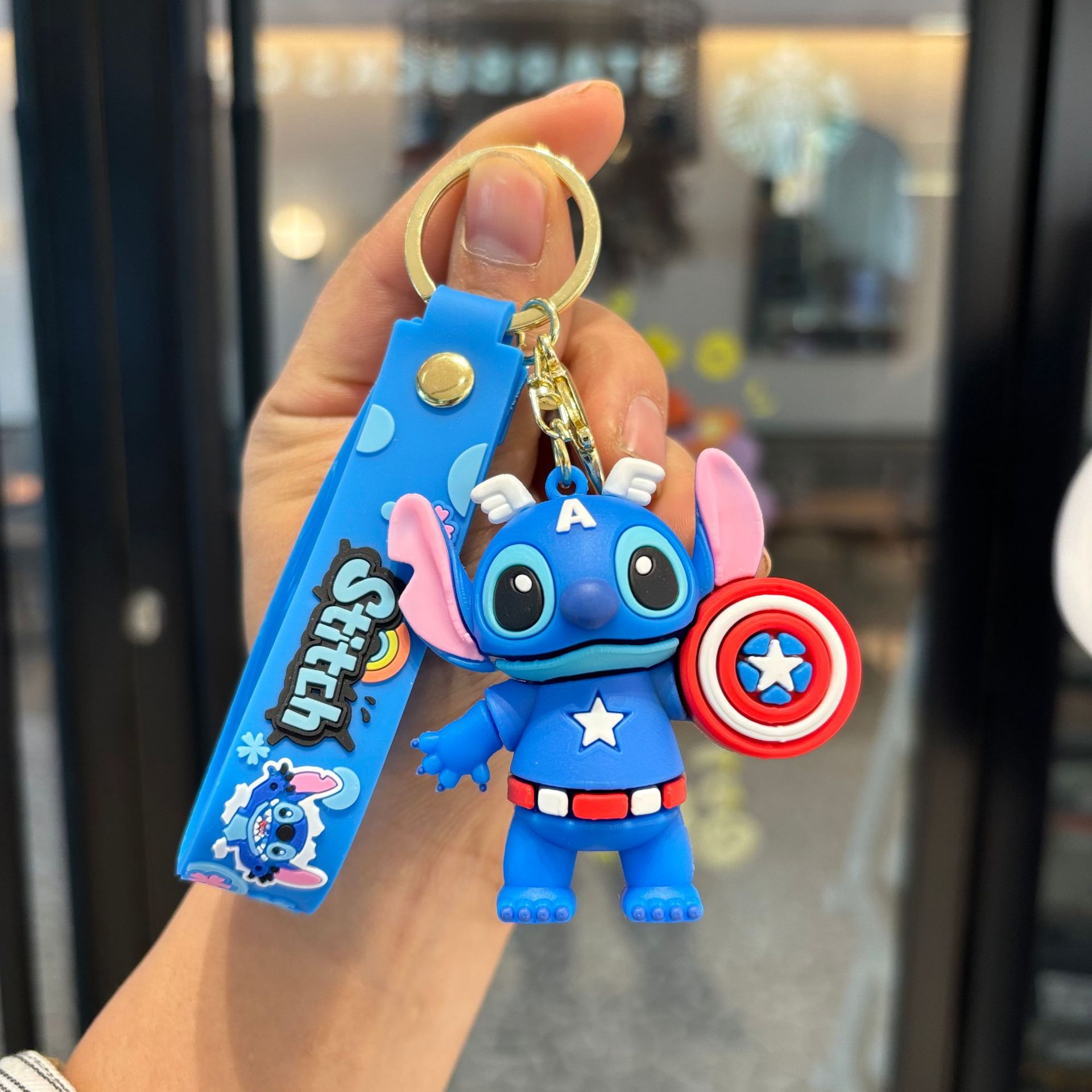 2026 New Stitch Superhero Cute Keychain