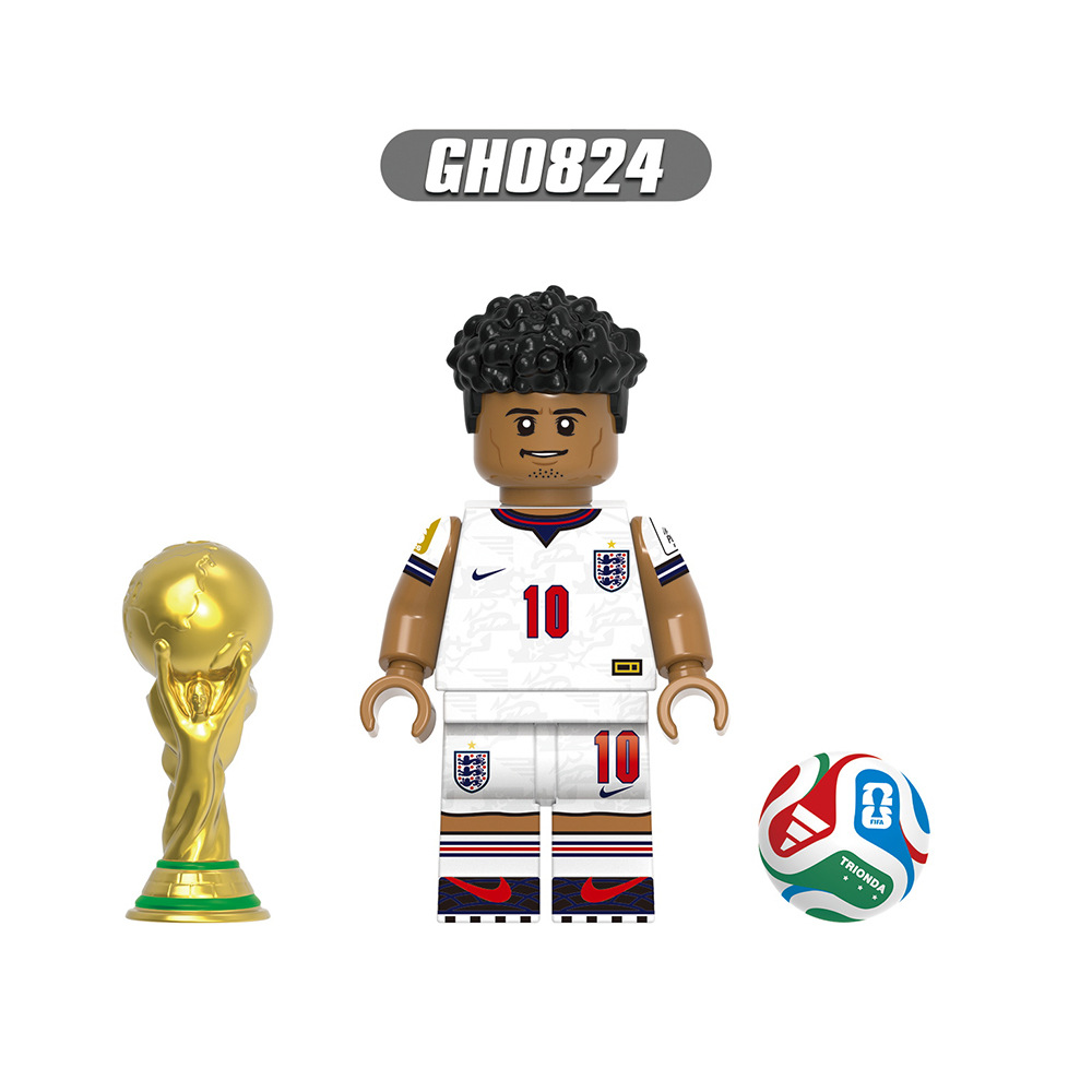 2026 New Football Team Figure Building Blocks