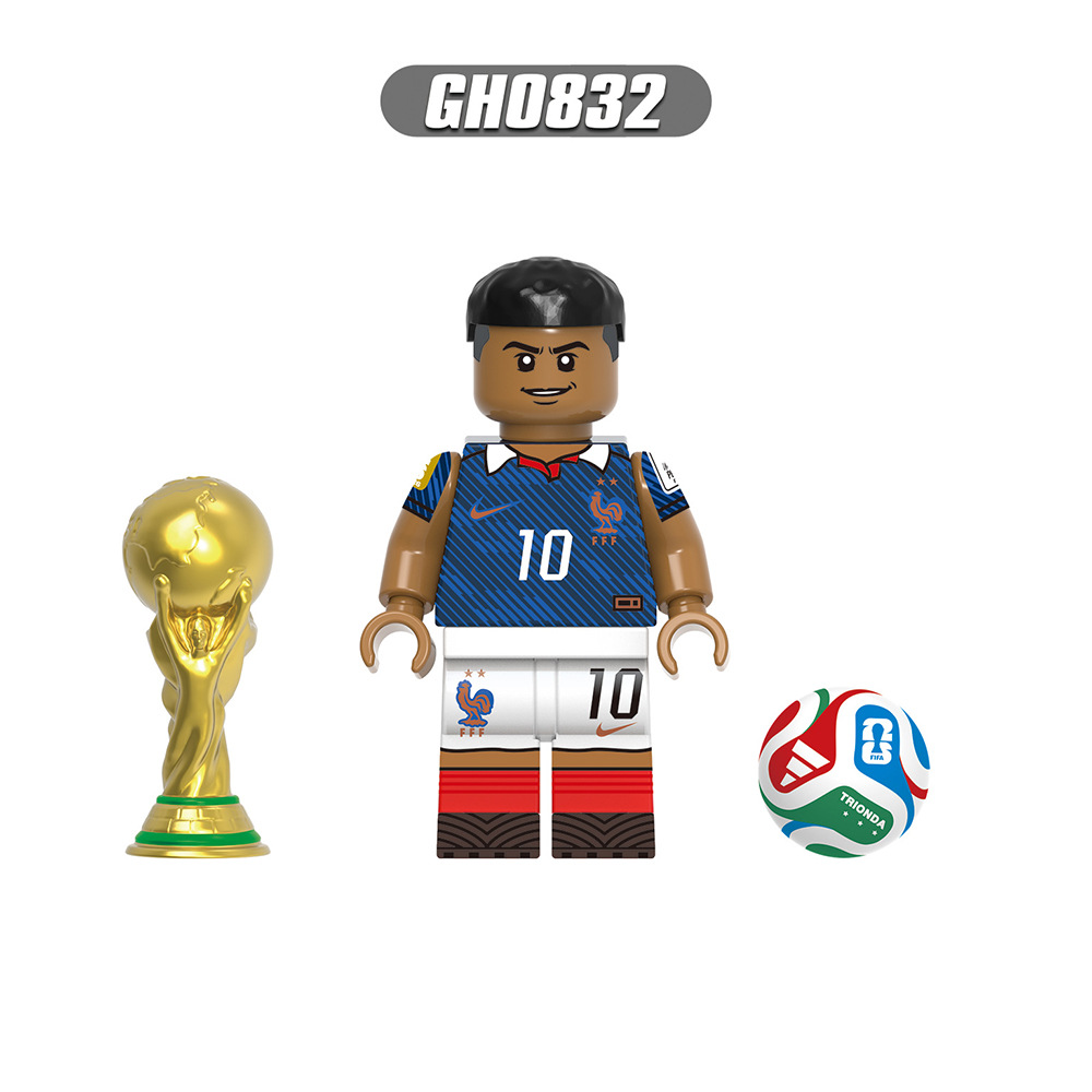 2026 New Football Team Figure Building Blocks