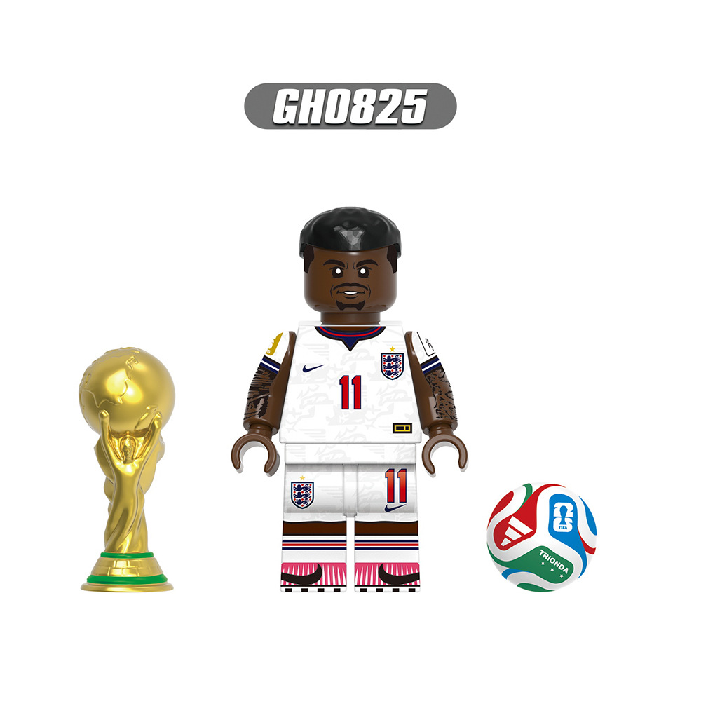 2026 New Football Team Figure Building Blocks
