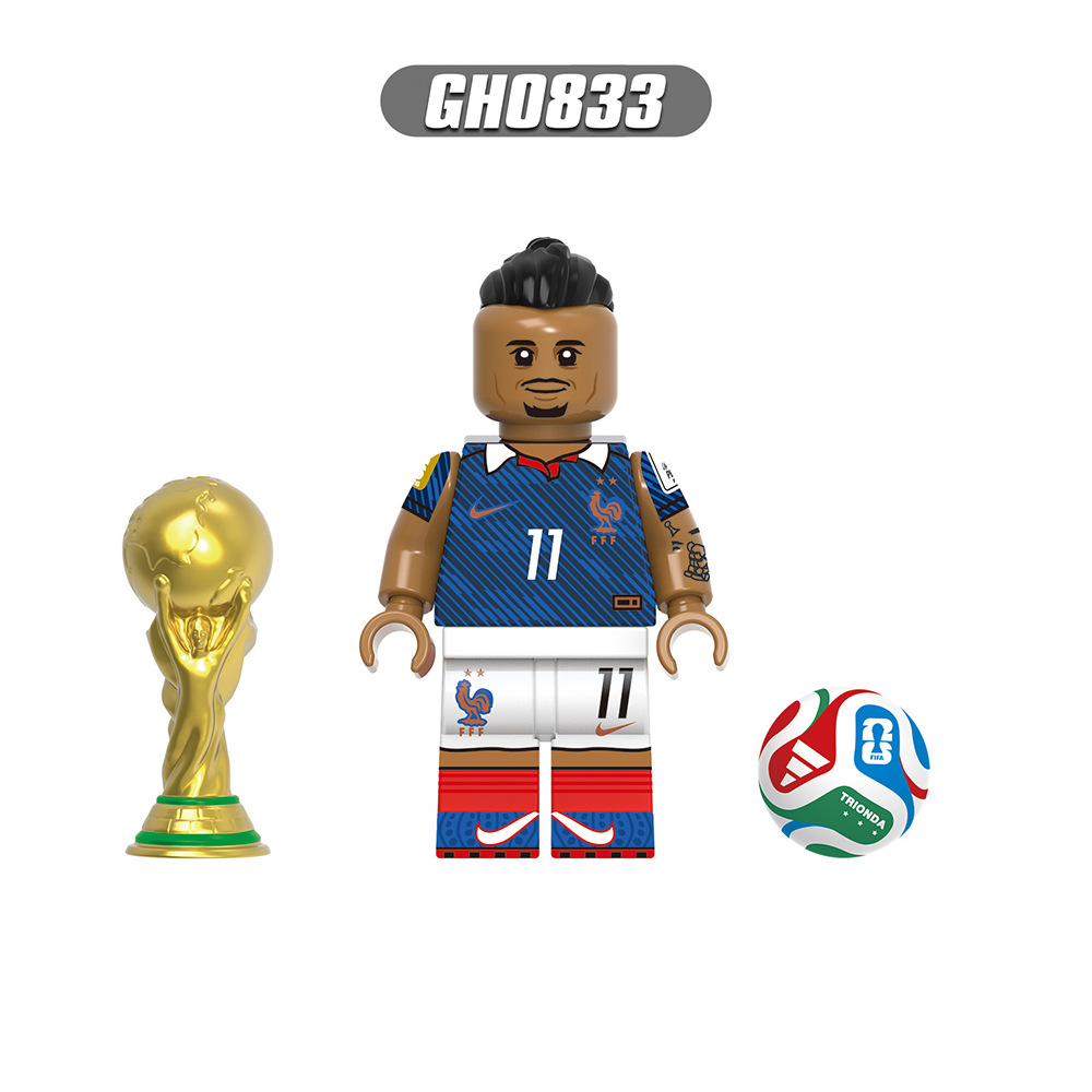 2026 New Football Team Figure Building Blocks