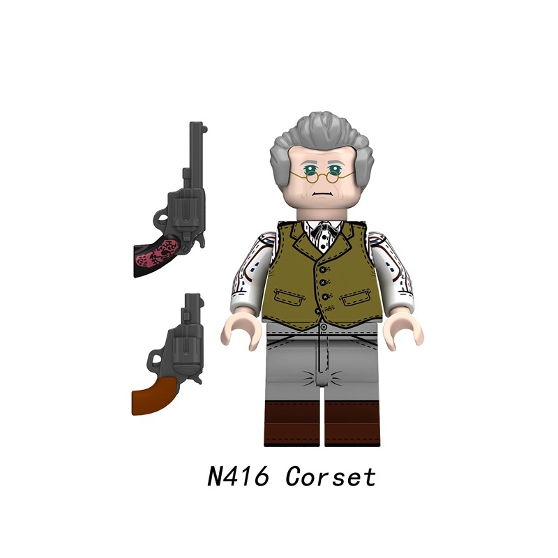 2026 New Western Cowboy Series Figure Building Blocks