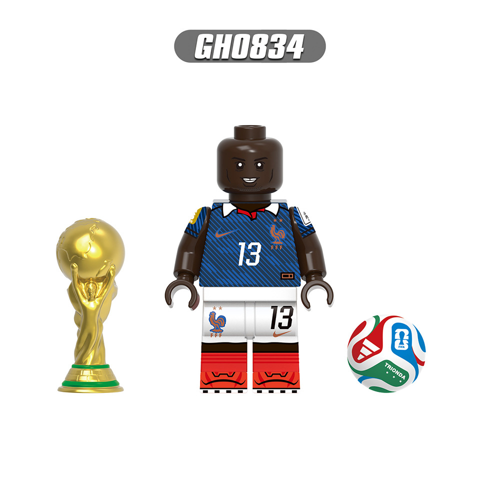 2026 New Football Team Figure Building Blocks