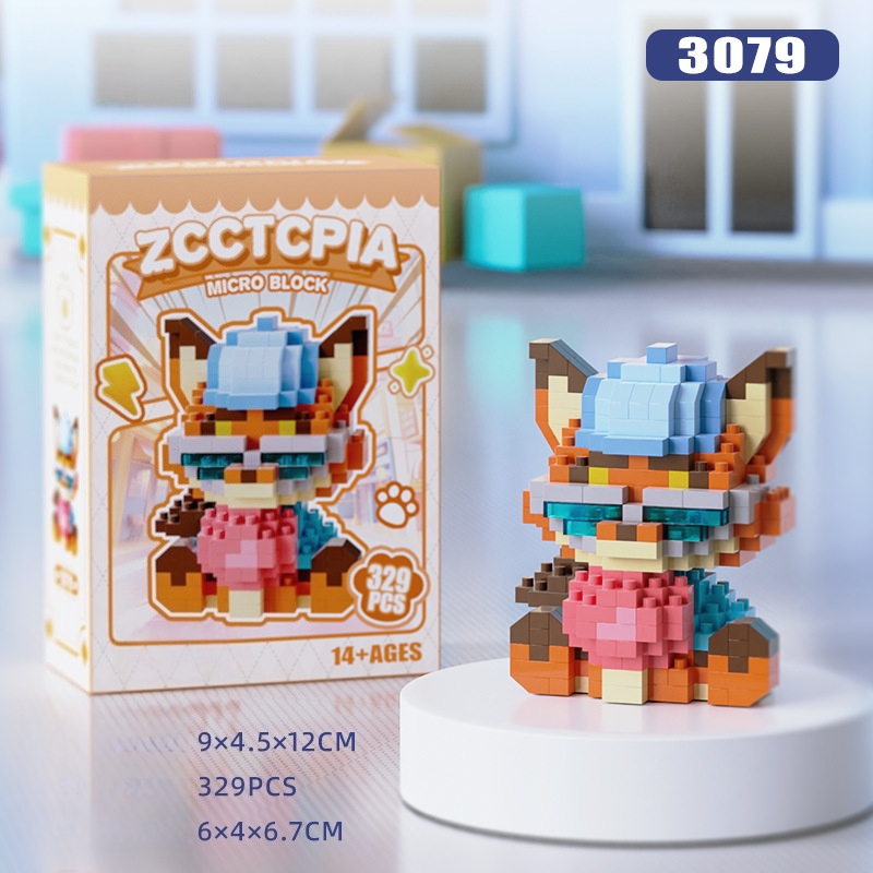Zootopia Figure Cute Micro Blocks