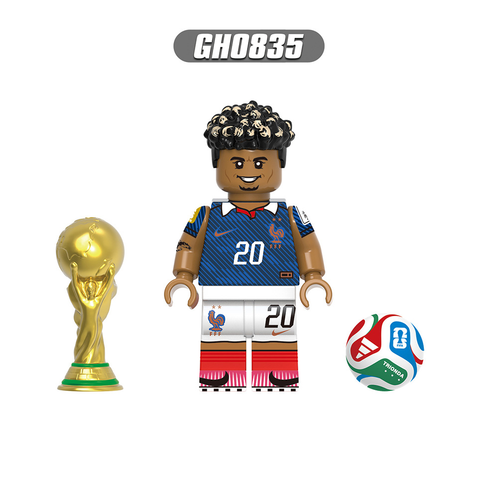 2026 New Football Team Figure Building Blocks