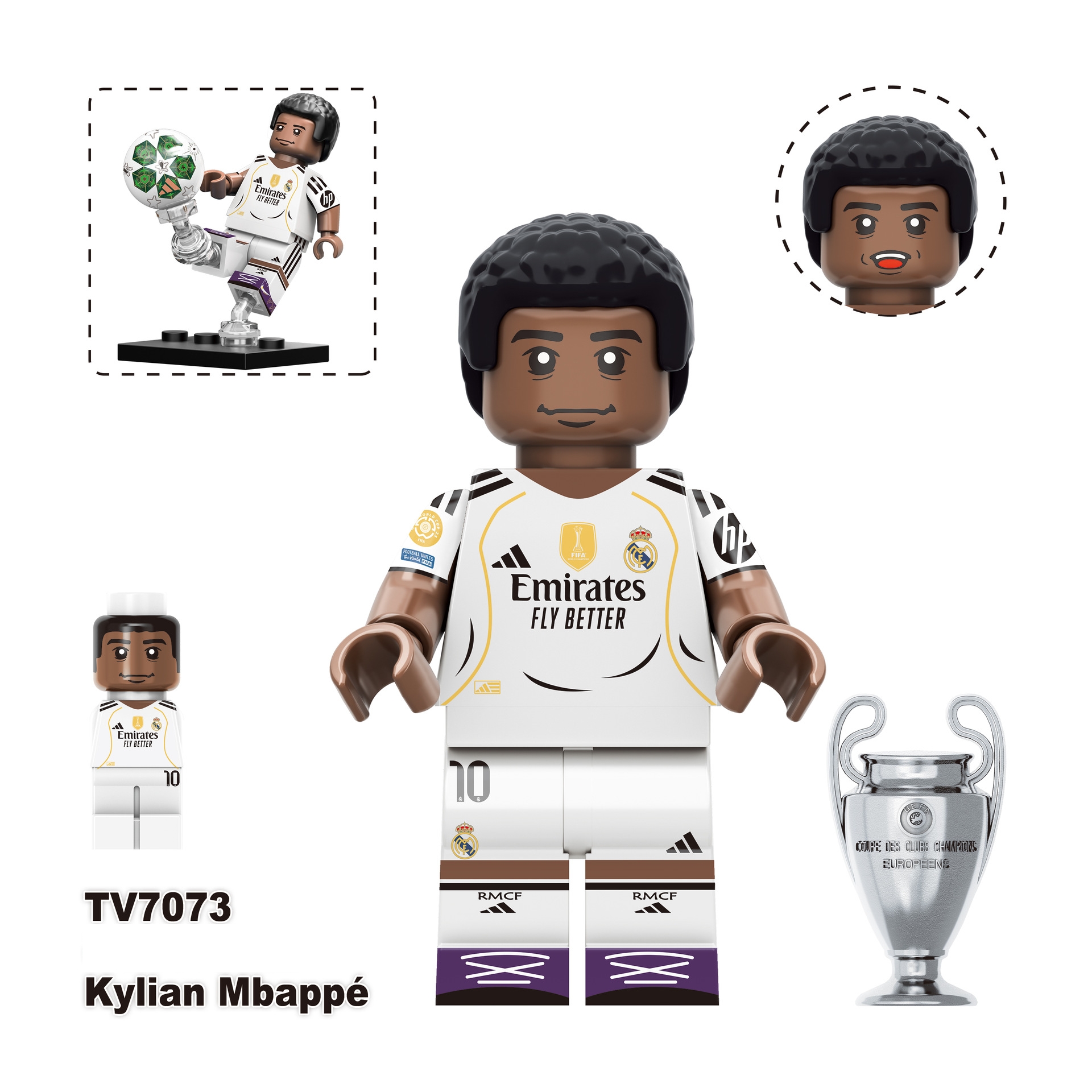 2026 World Cup Player Figure Building Blocks