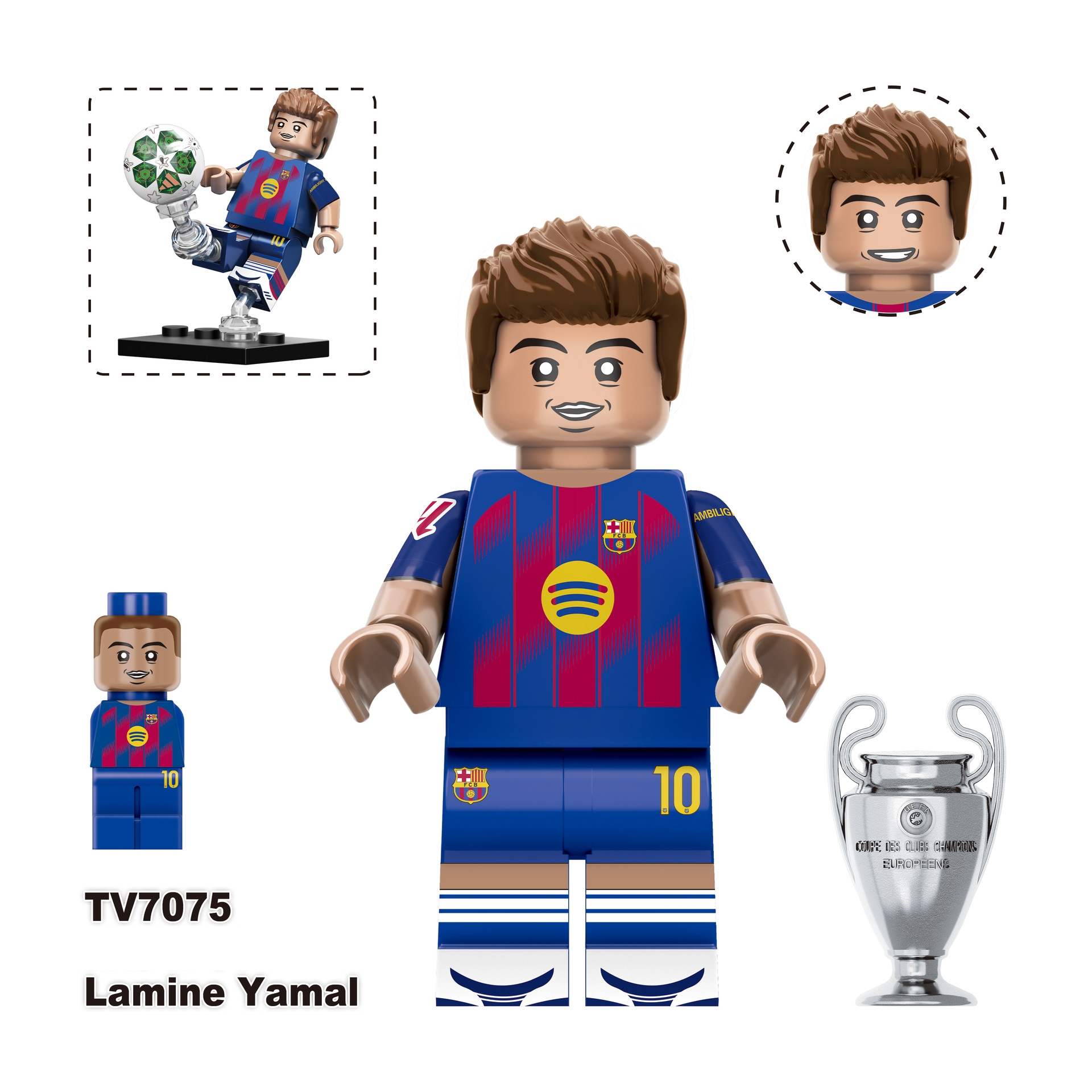 2026 World Cup Player Figure Building Blocks
