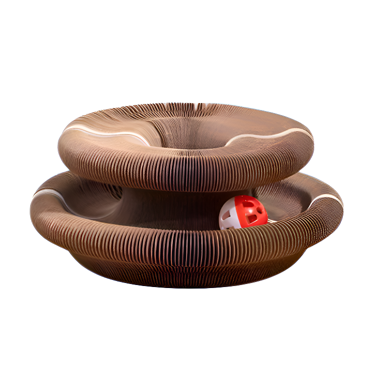 Drapak dla kota z tektury falistej, zabawka