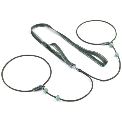 Smycz podwójna do wyprowadzania psów