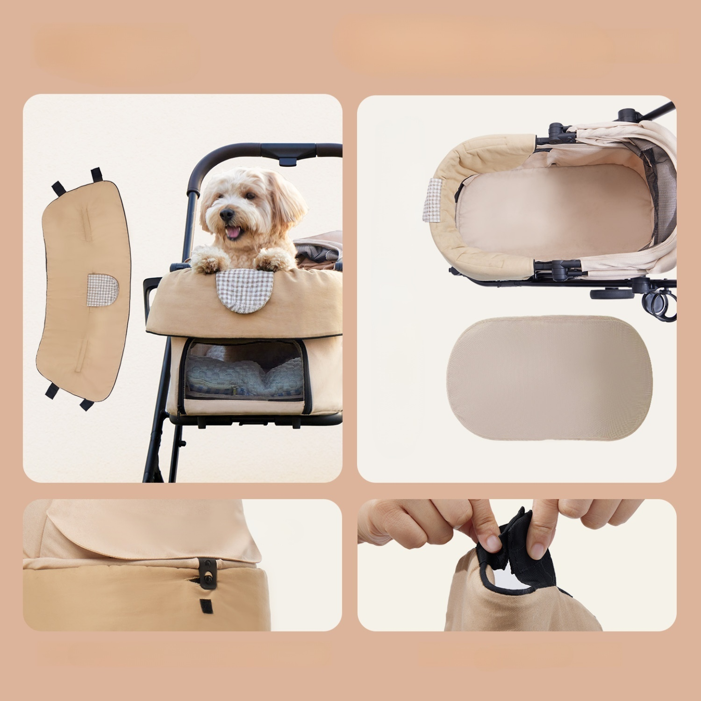 Składany wózek dla psa i kota