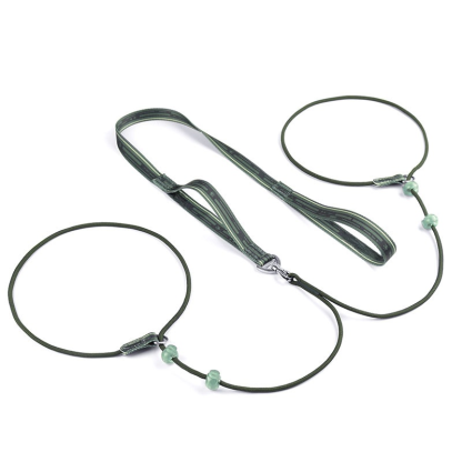 Smycz podwójna do wyprowadzania psów