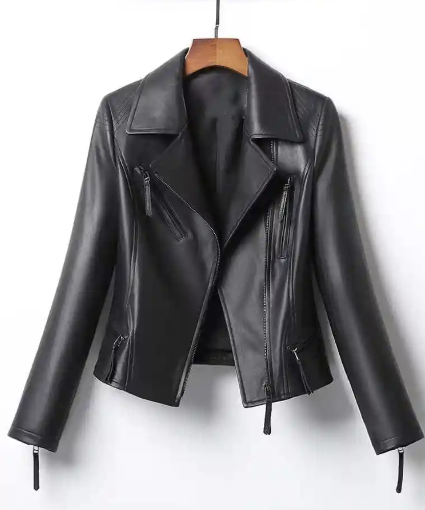 「Skye-red 」Leather Jackets