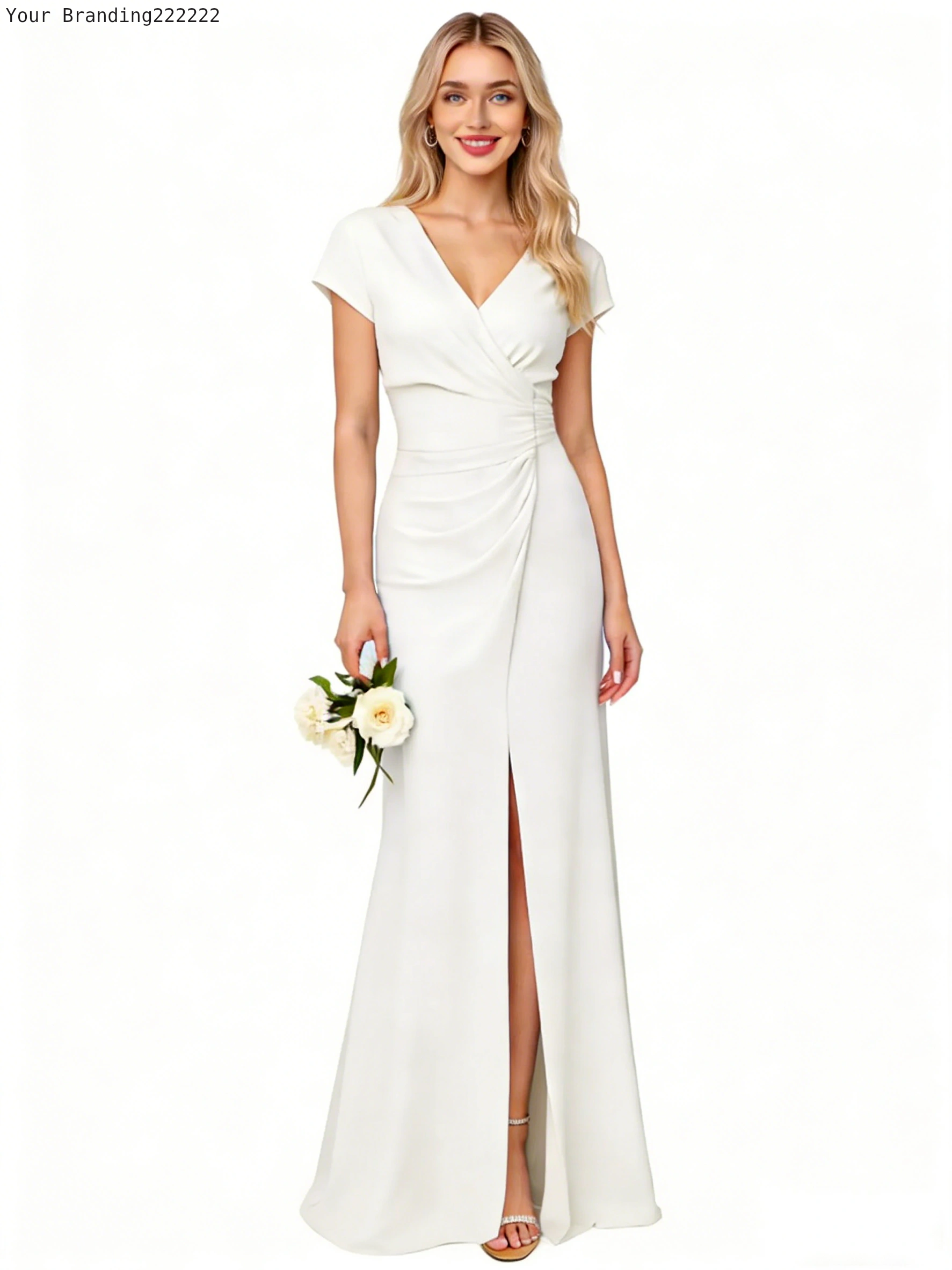 Satin Cowl Neck Slip Dress