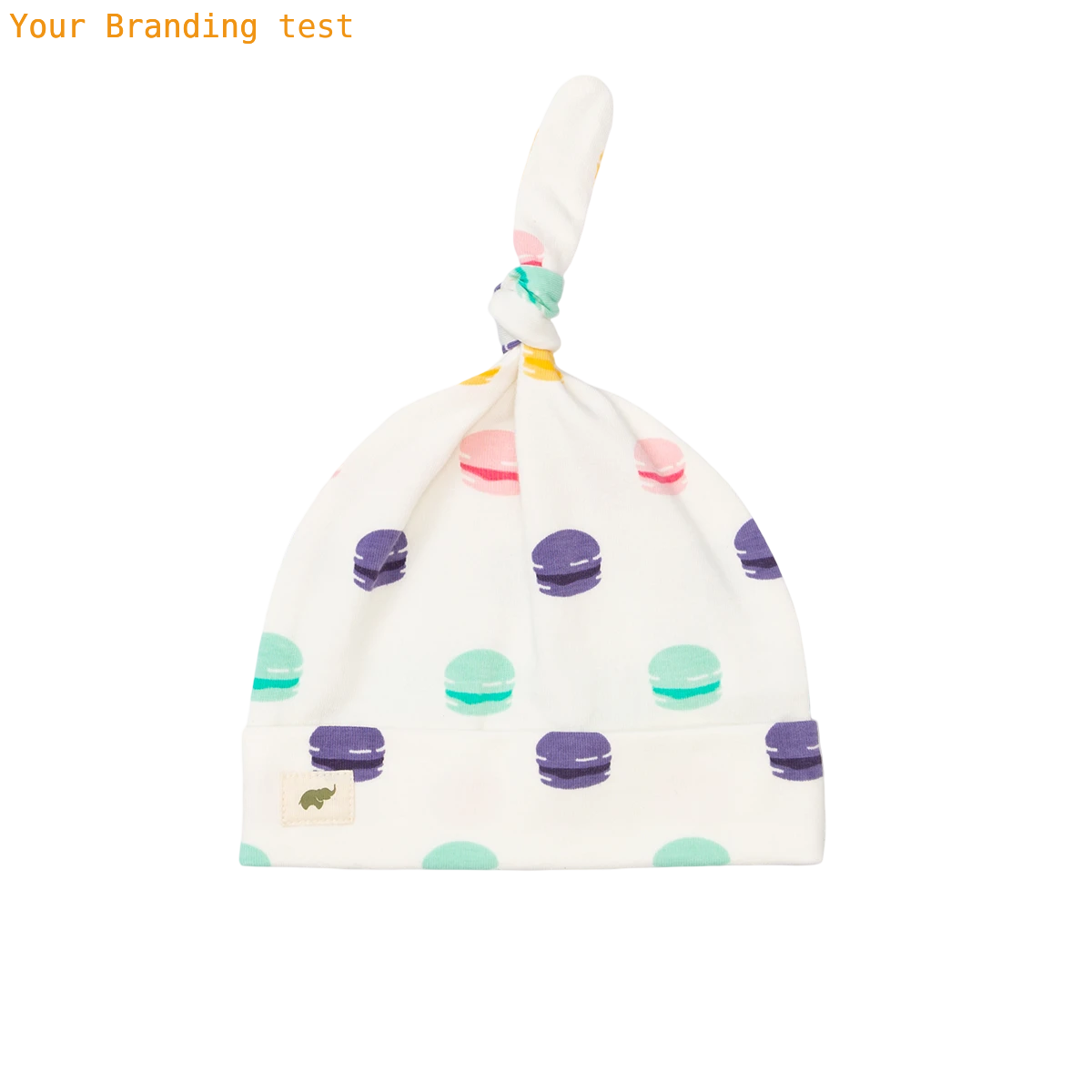 Newborn Baby Beanies Hat Boys Girls Infant Hats Solid Color Kids Beanie Children Unisex Infant Bonnets Baby Caps Top Knot Babies