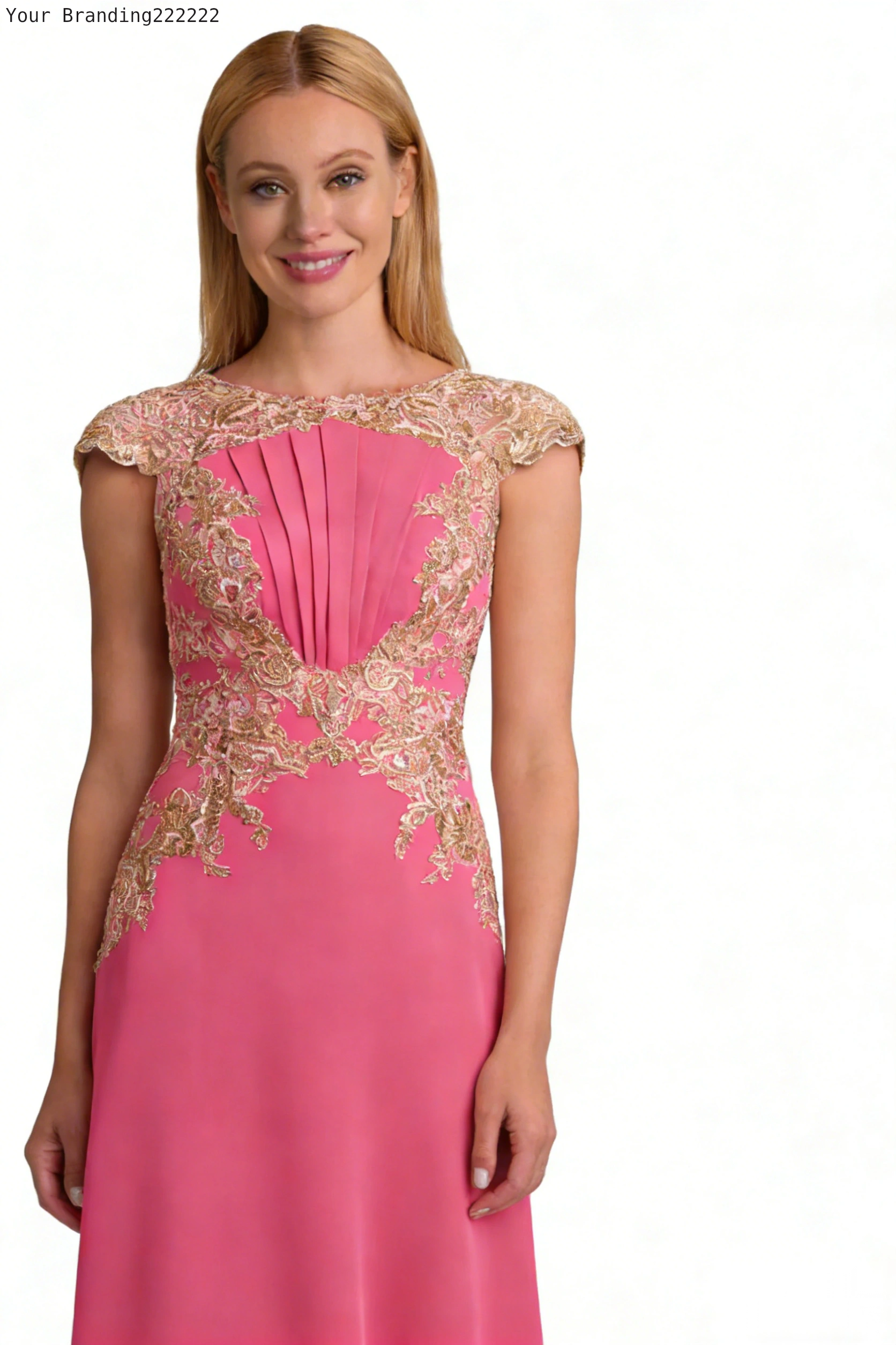 Floral Embroidered Tulle Dress