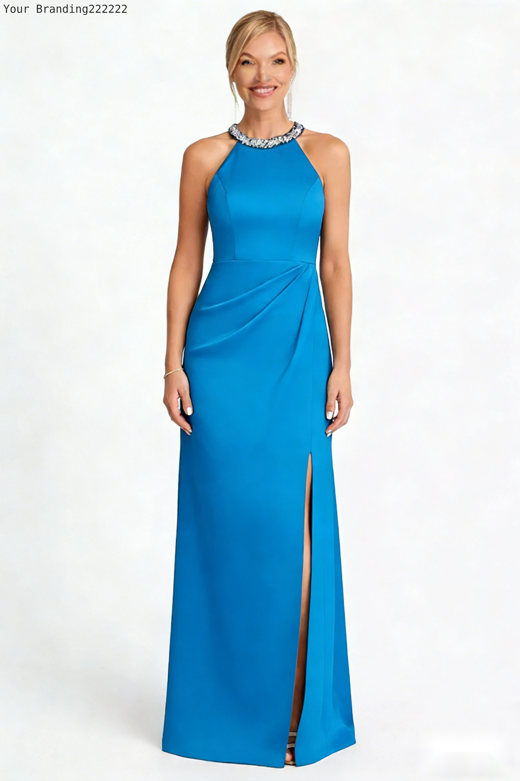 Puff Sleeve Cotton Voile Gown