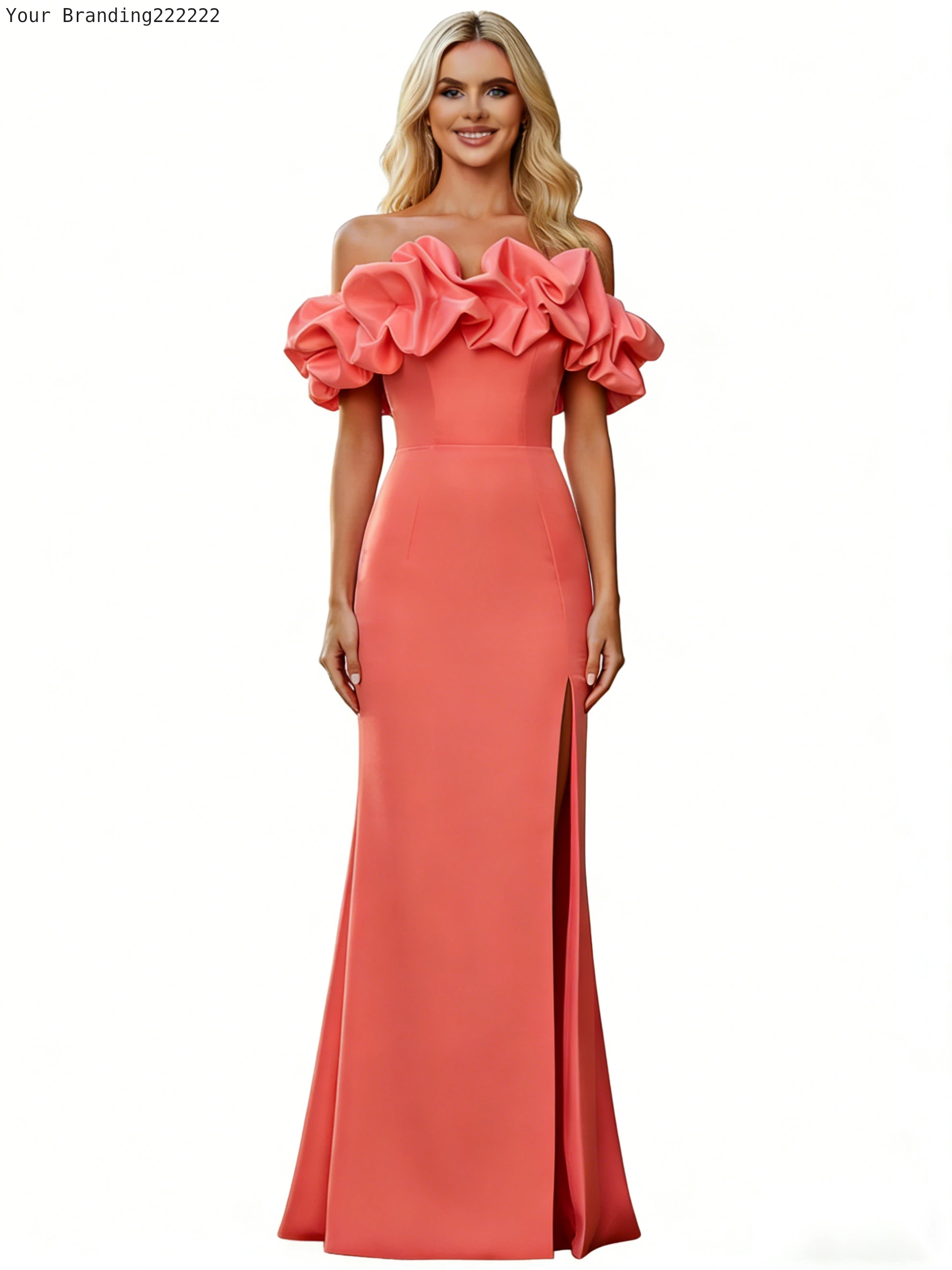 Glitter Tulle A-Line Party Gown