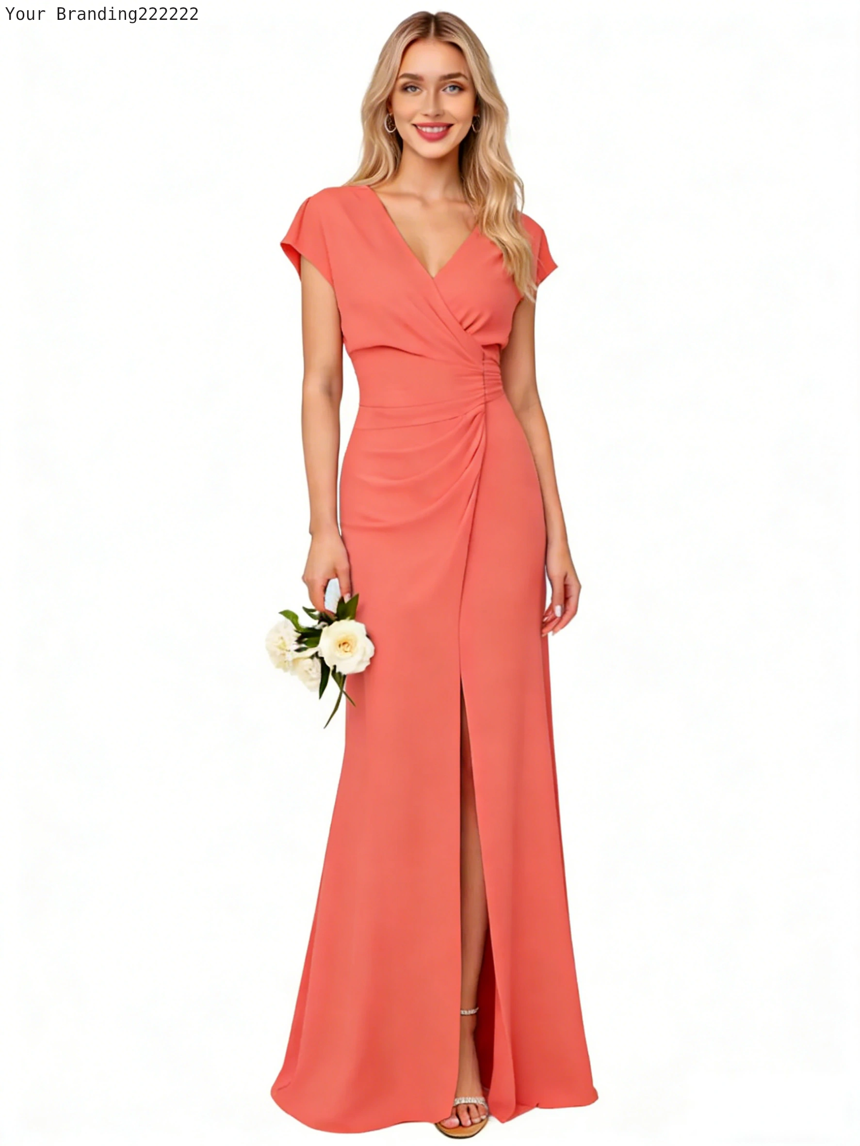 Satin Cowl Neck Slip Dress