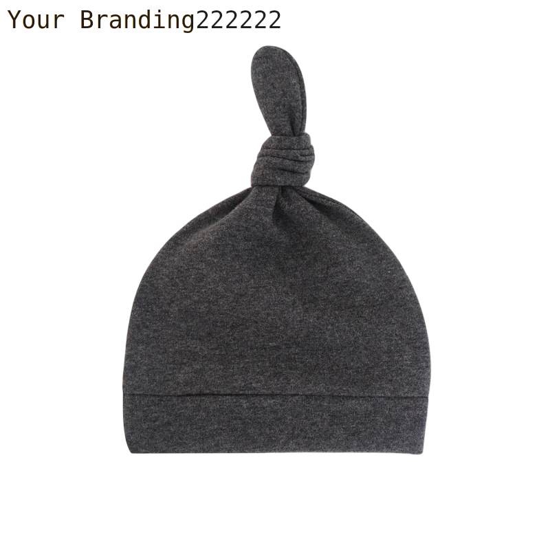 Newborn Baby Beanies Hat Boys Girls Infant Hats Solid Color Kids Beanie Children Unisex Infant Bonnets Baby Caps Top Knot Babies