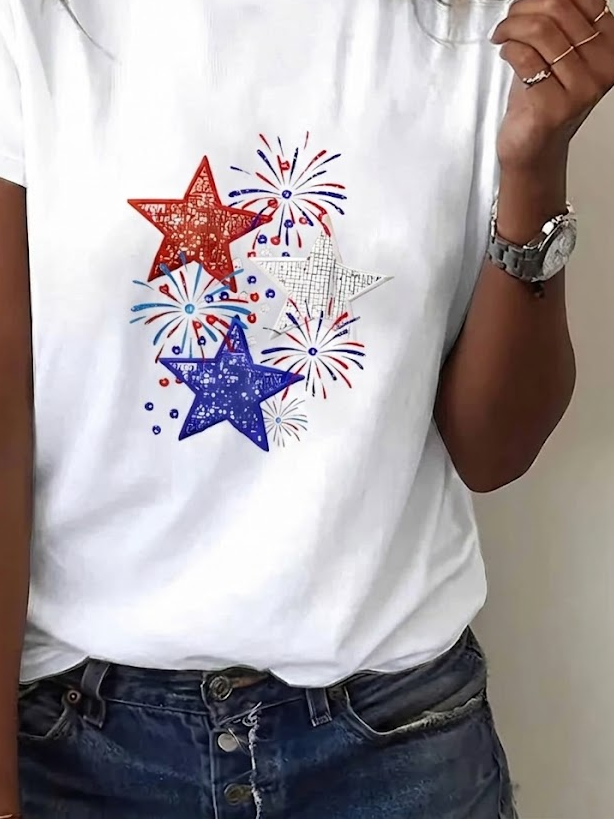 Casual Independence Day (Flag) Crew