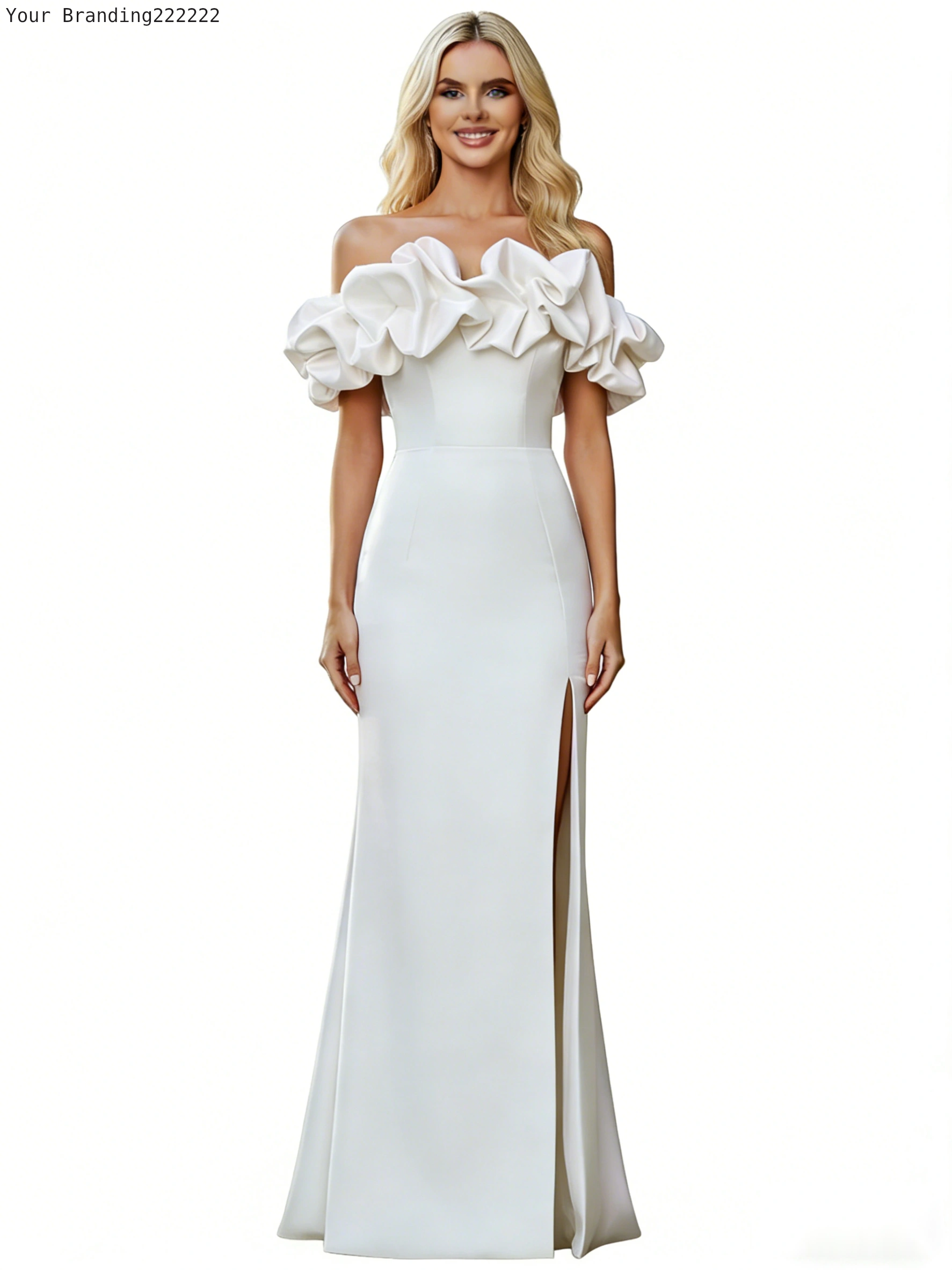 Glitter Tulle A-Line Party Gown