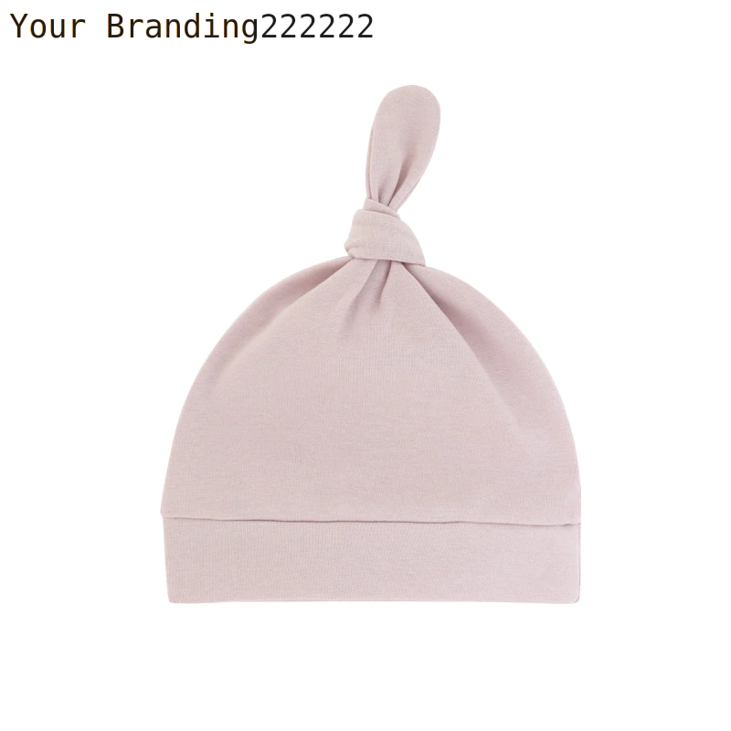 Newborn Baby Beanies Hat Boys Girls Infant Hats Solid Color Kids Beanie Children Unisex Infant Bonnets Baby Caps Top Knot Babies