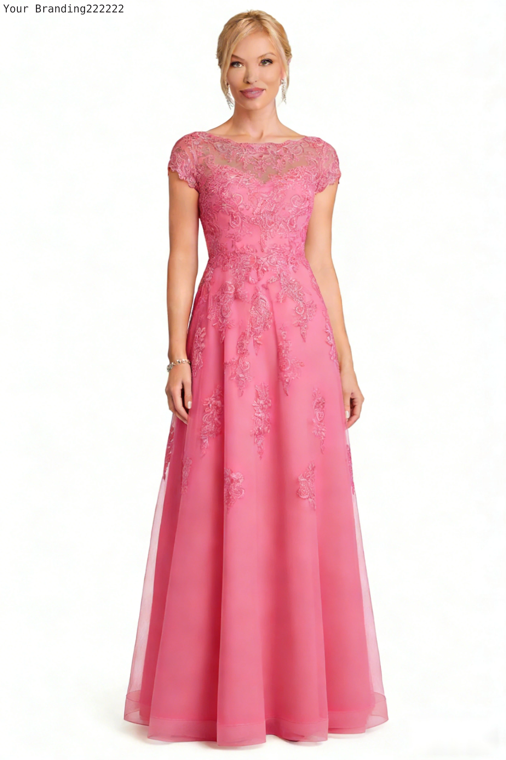 Layered Ruffle Chiffon Dress