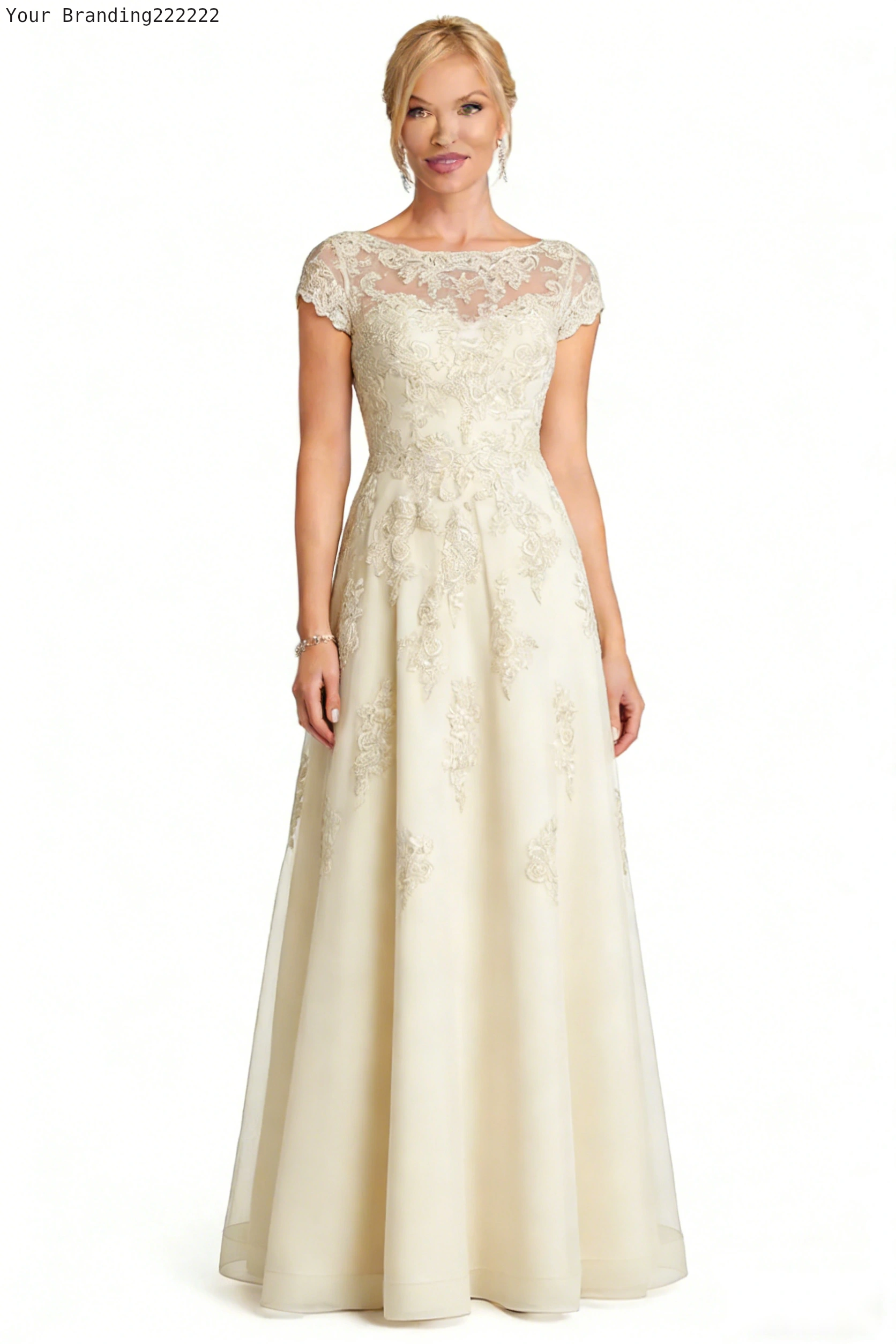 Layered Ruffle Chiffon Dress