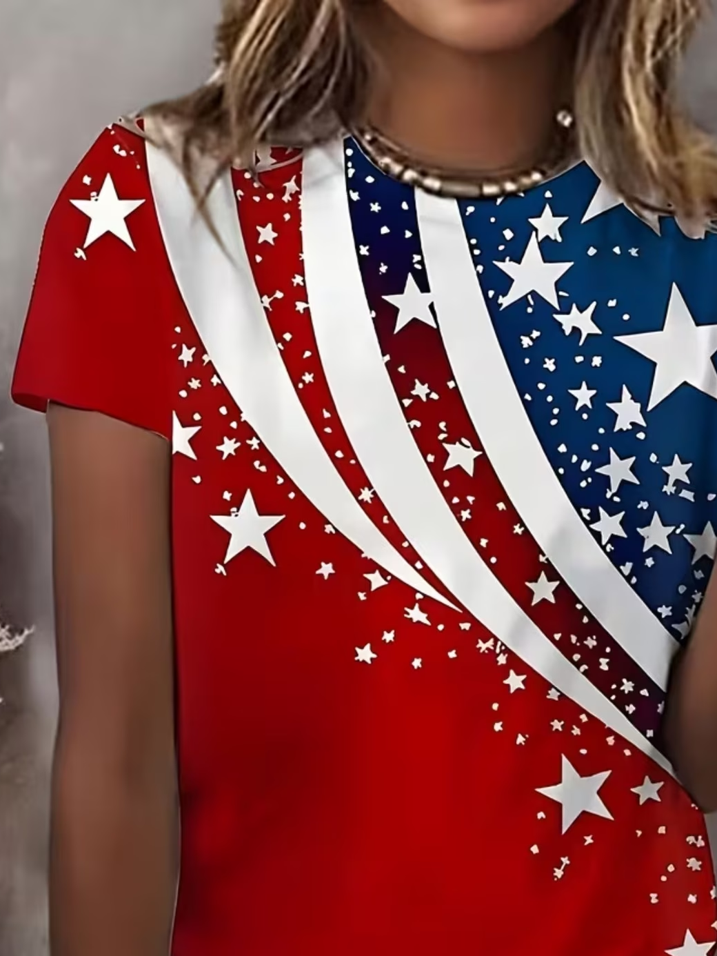 Casual Independence Day (Flag) Crew