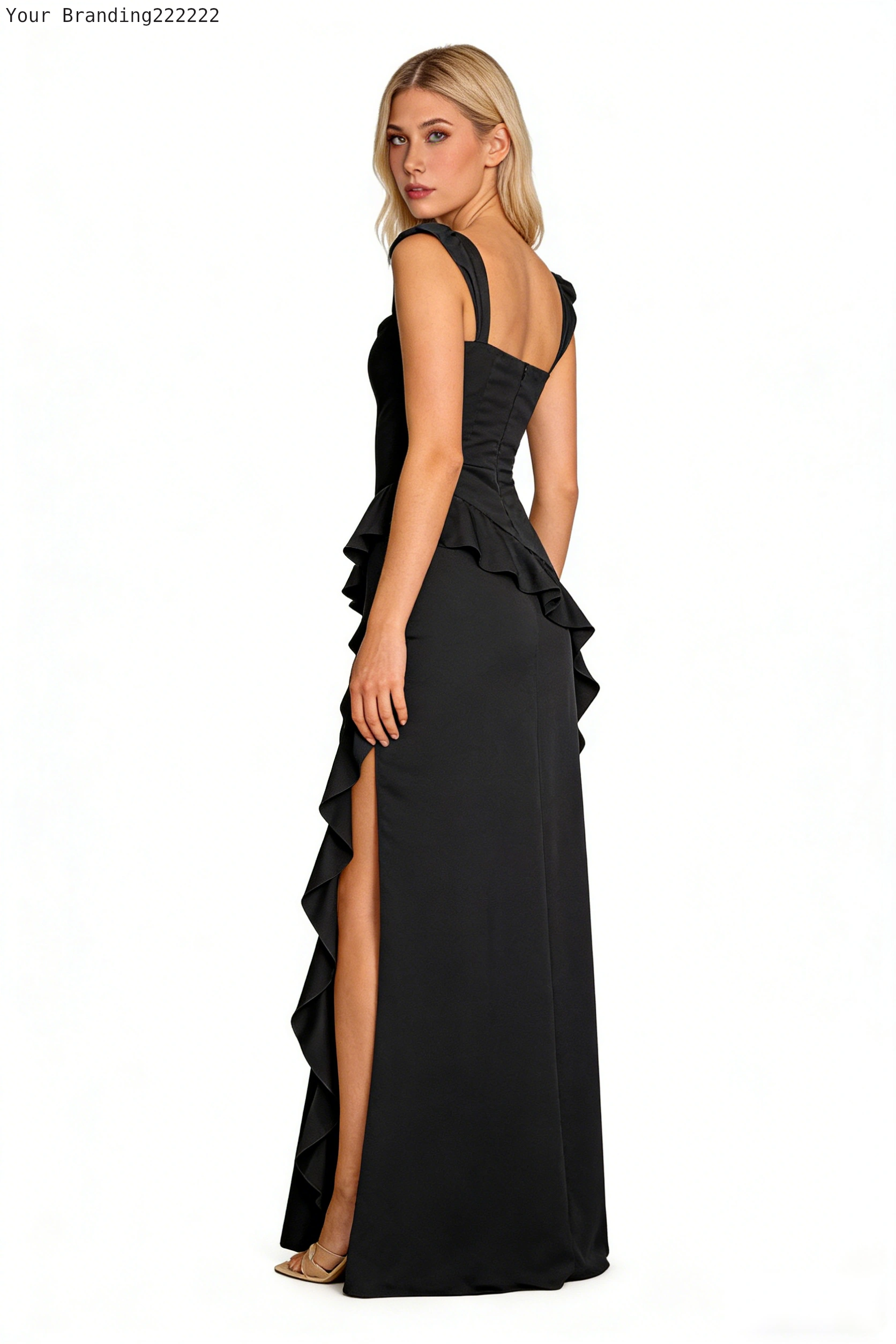 Crystal Mesh Overlay Dress