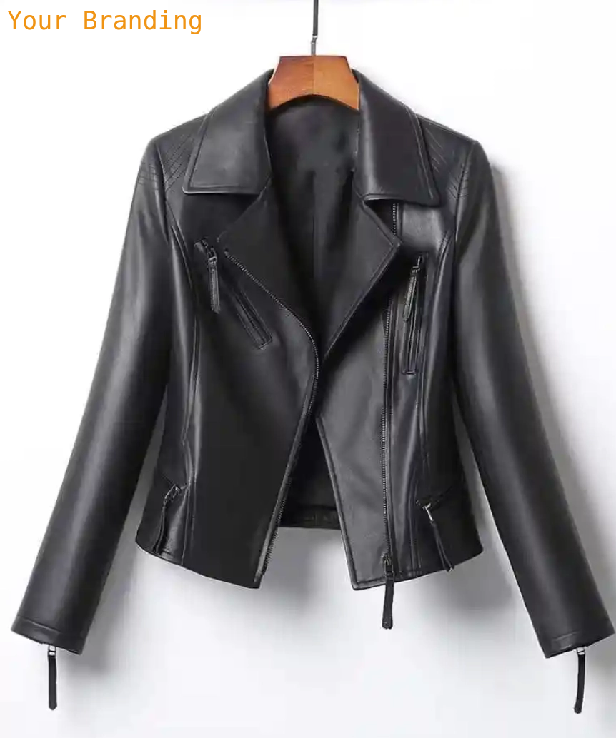 「Skye-red 」Leather Jackets