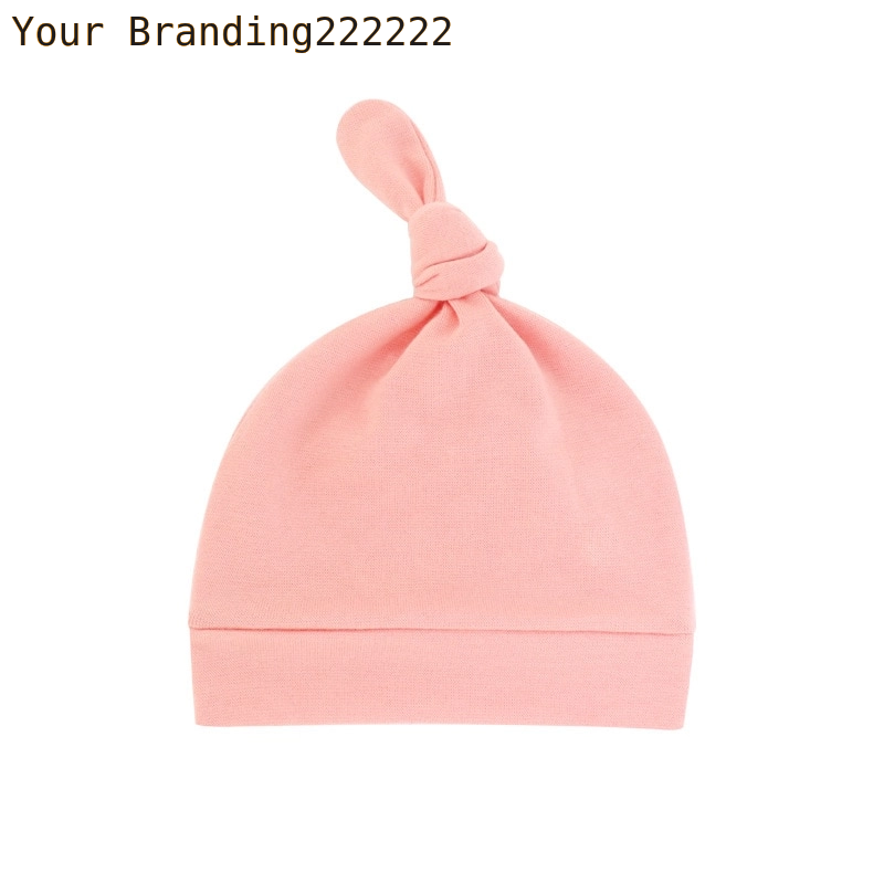 Newborn Baby Beanies Hat Boys Girls Infant Hats Solid Color Kids Beanie Children Unisex Infant Bonnets Baby Caps Top Knot Babies