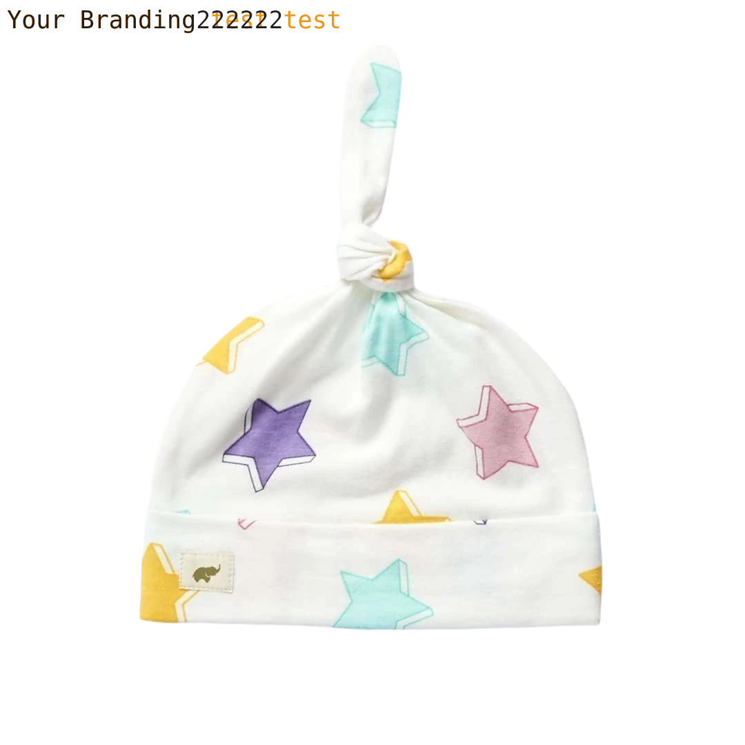 Newborn Baby Beanies Hat Boys Girls Infant Hats Solid Color Kids Beanie Children Unisex Infant Bonnets Baby Caps Top Knot Babies