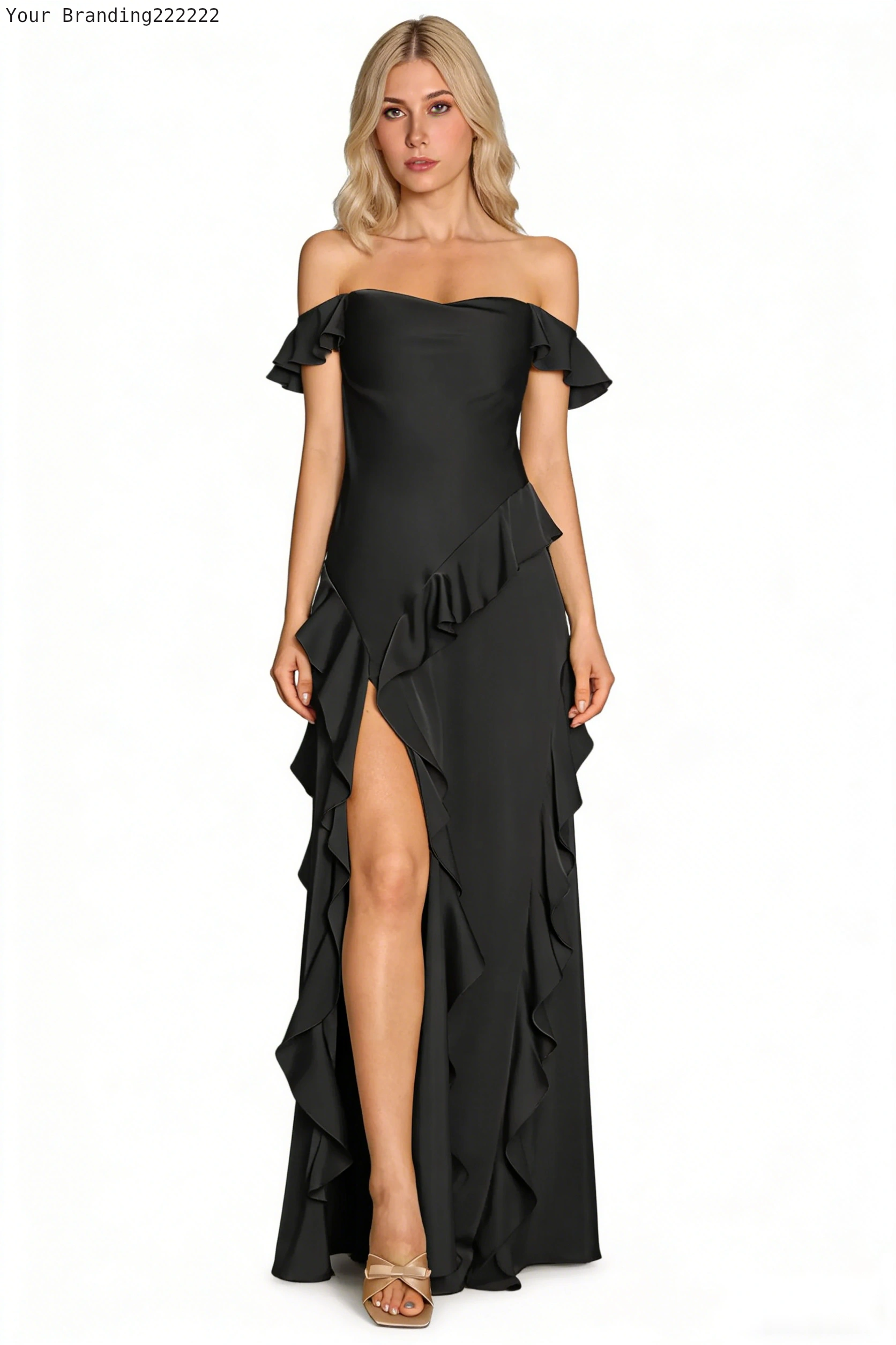 Crystal Mesh Overlay Dress