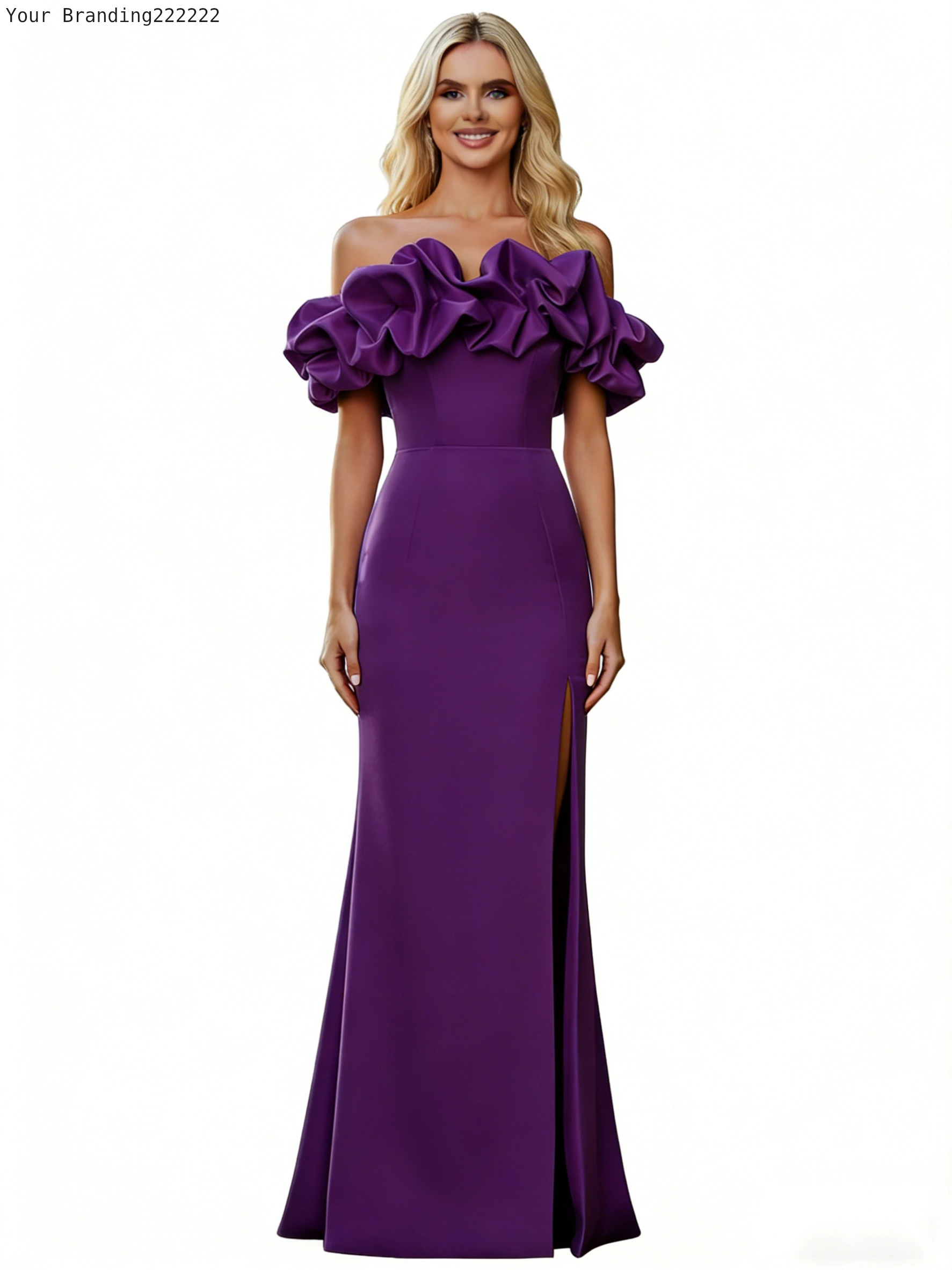 Glitter Tulle A-Line Party Gown