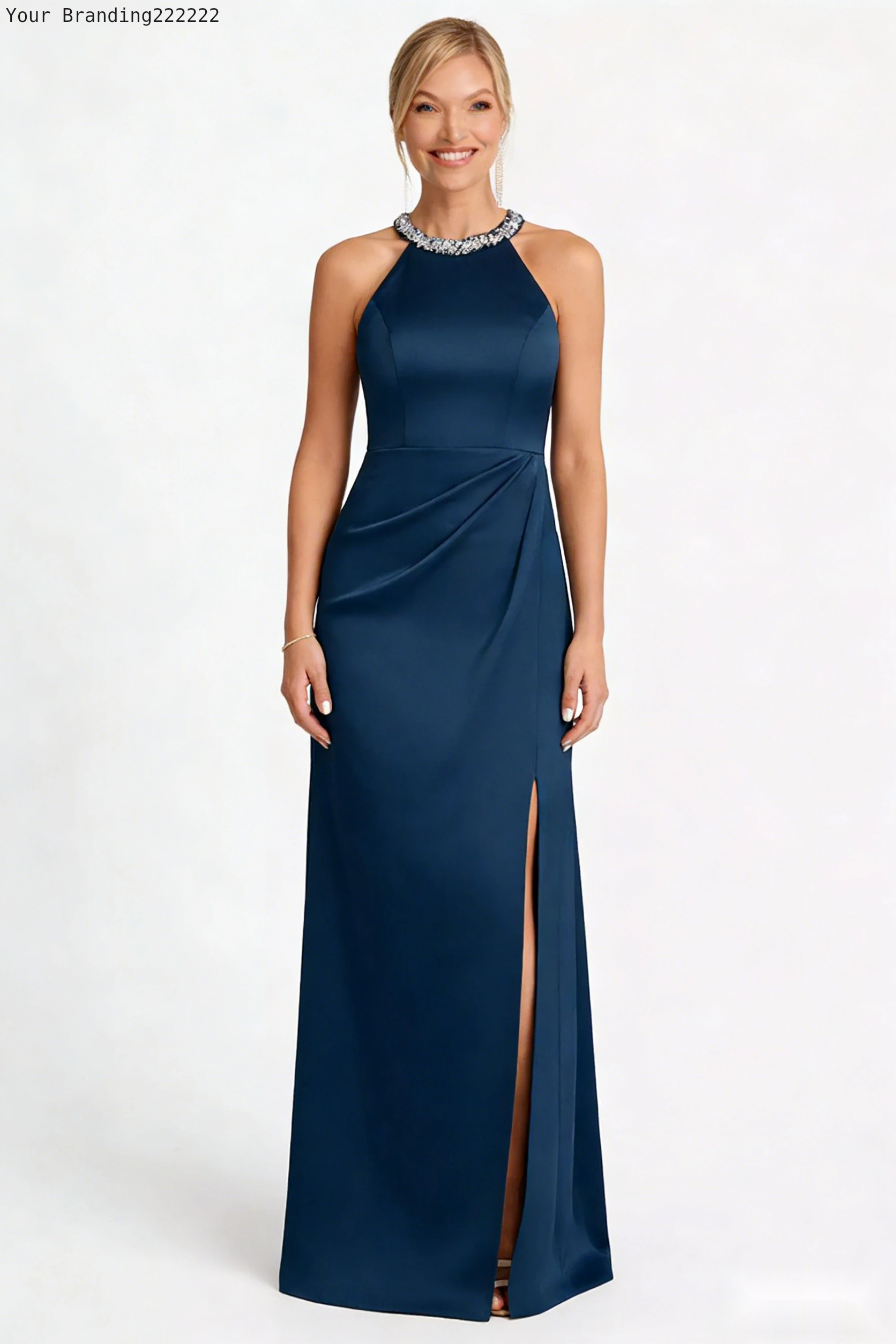 Puff Sleeve Cotton Voile Gown