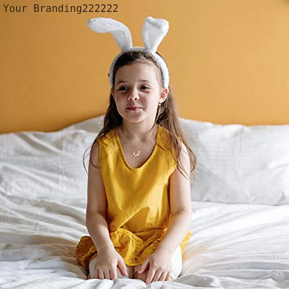 Animal Rabbit Necklace Easter Basket Pet Bunny Pendant Charm Fashion Jewelry For women men Easter gifts