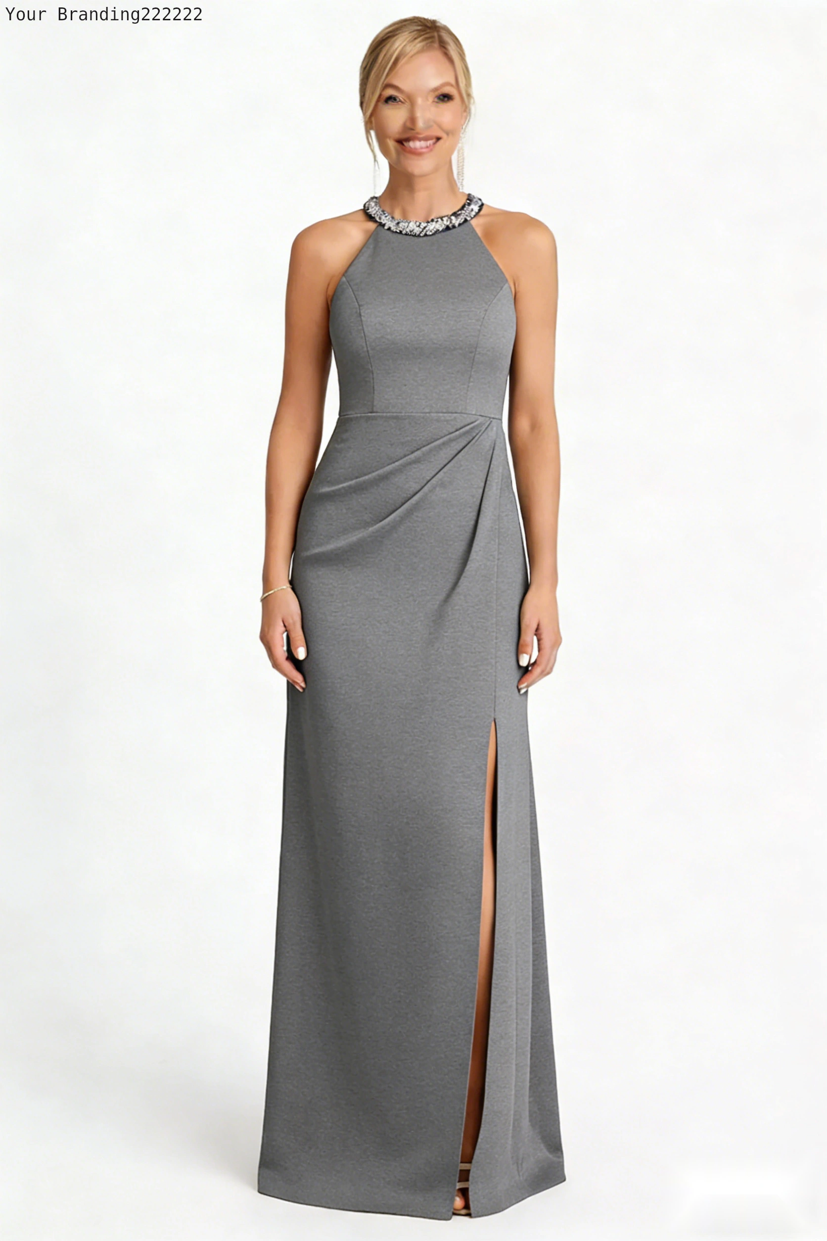 Puff Sleeve Cotton Voile Gown