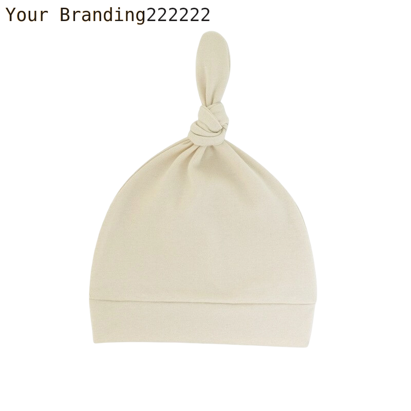Newborn Baby Beanies Hat Boys Girls Infant Hats Solid Color Kids Beanie Children Unisex Infant Bonnets Baby Caps Top Knot Babies