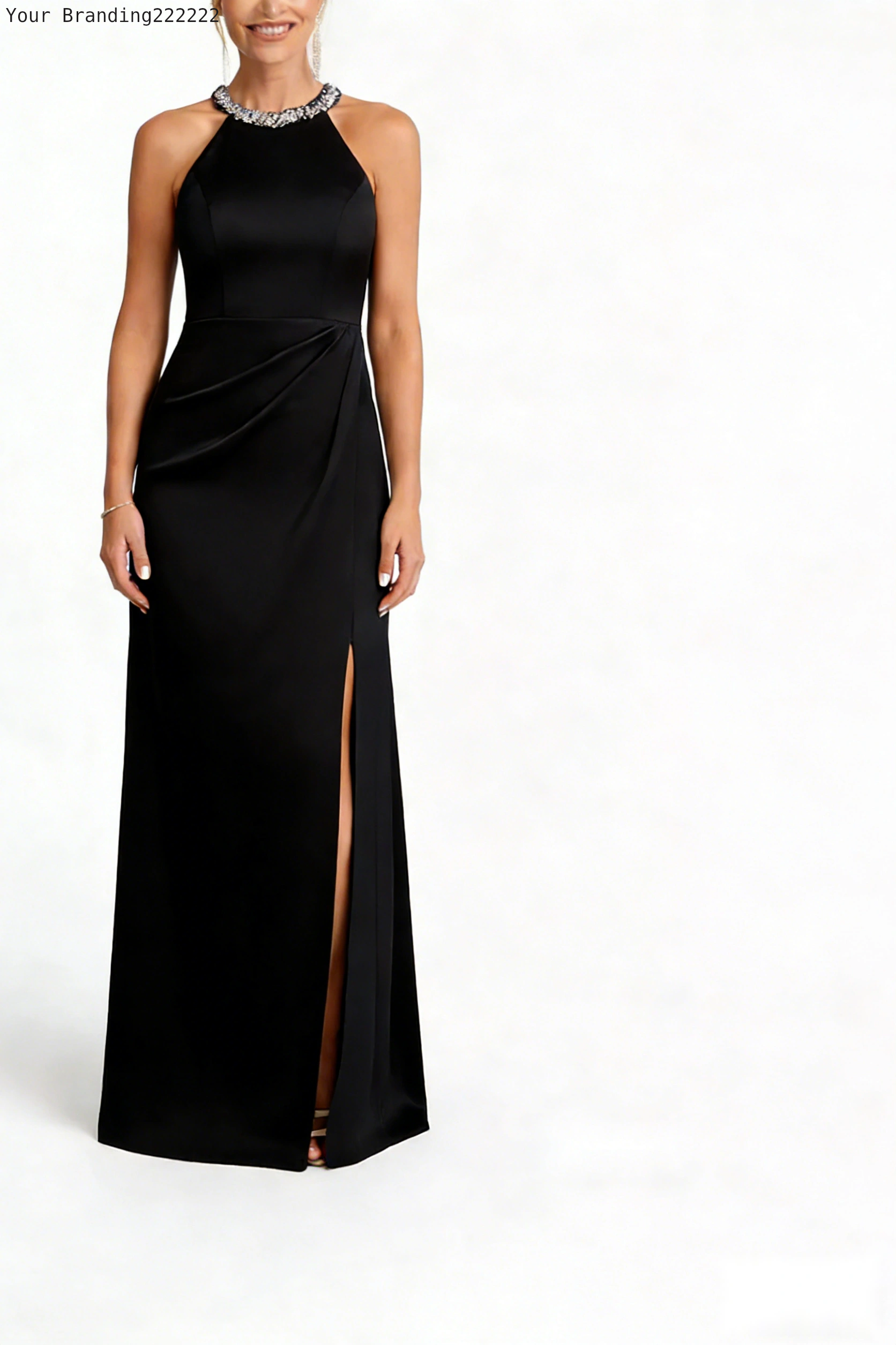 Puff Sleeve Cotton Voile Gown