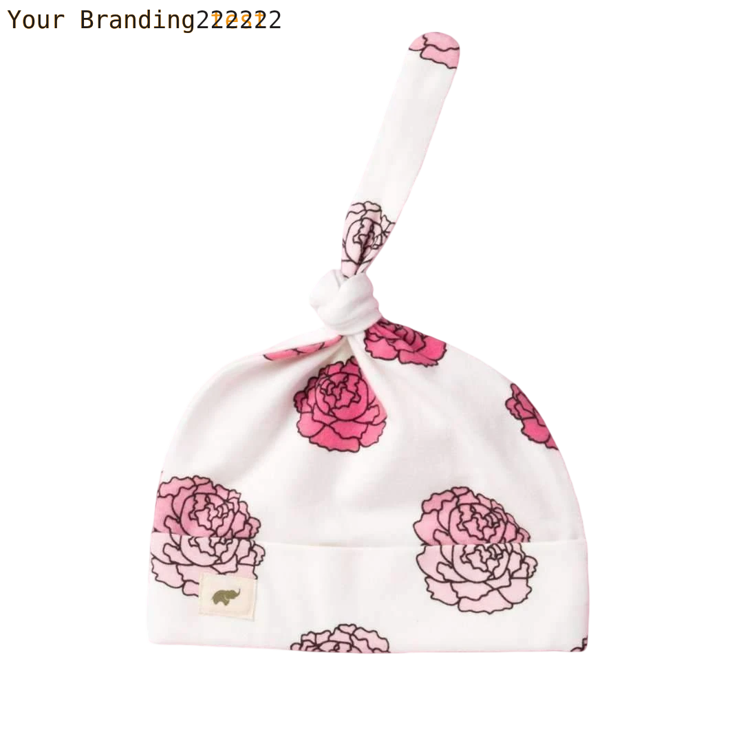 Newborn Baby Beanies Hat Boys Girls Infant Hats Solid Color Kids Beanie Children Unisex Infant Bonnets Baby Caps Top Knot Babies