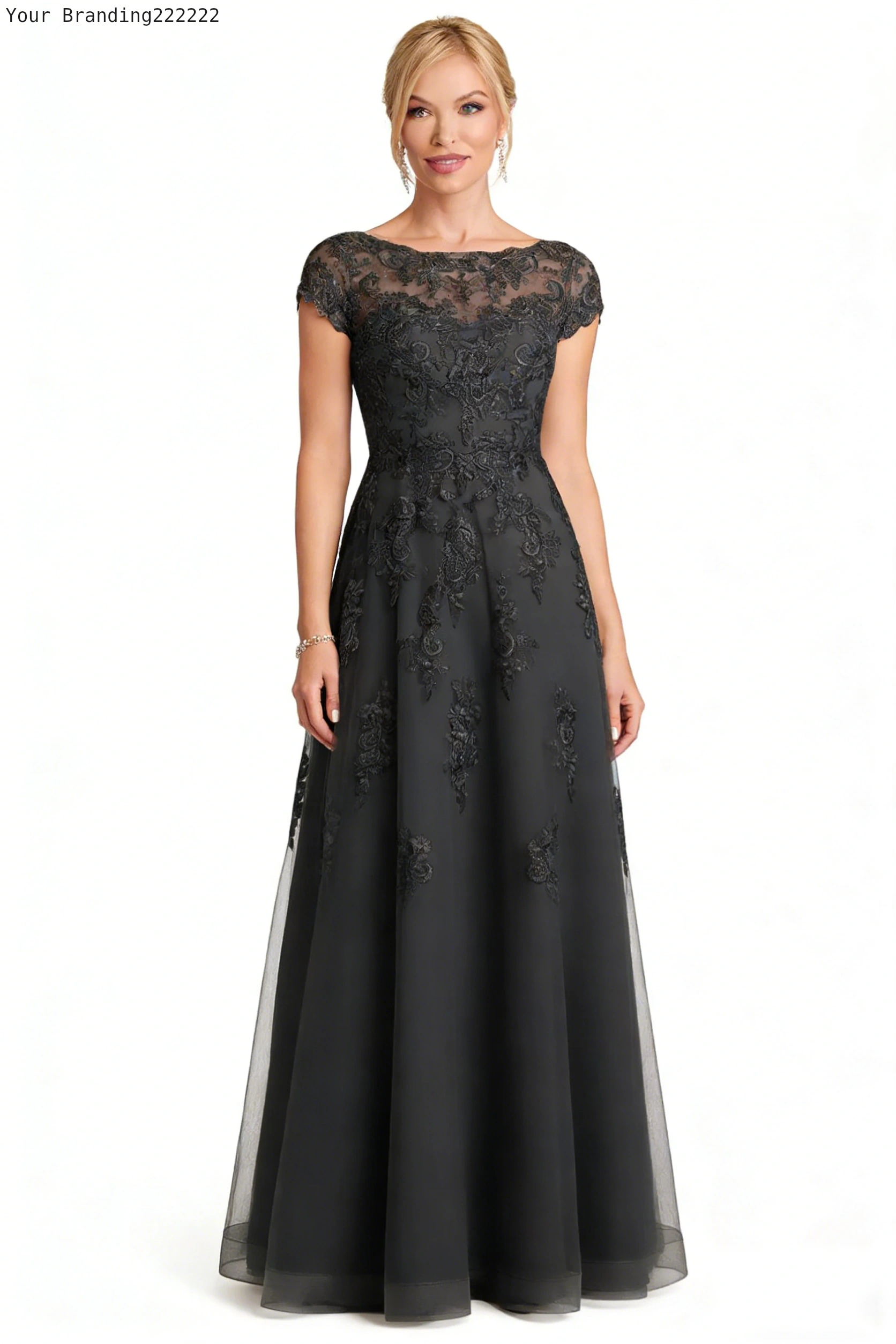 Layered Ruffle Chiffon Dress