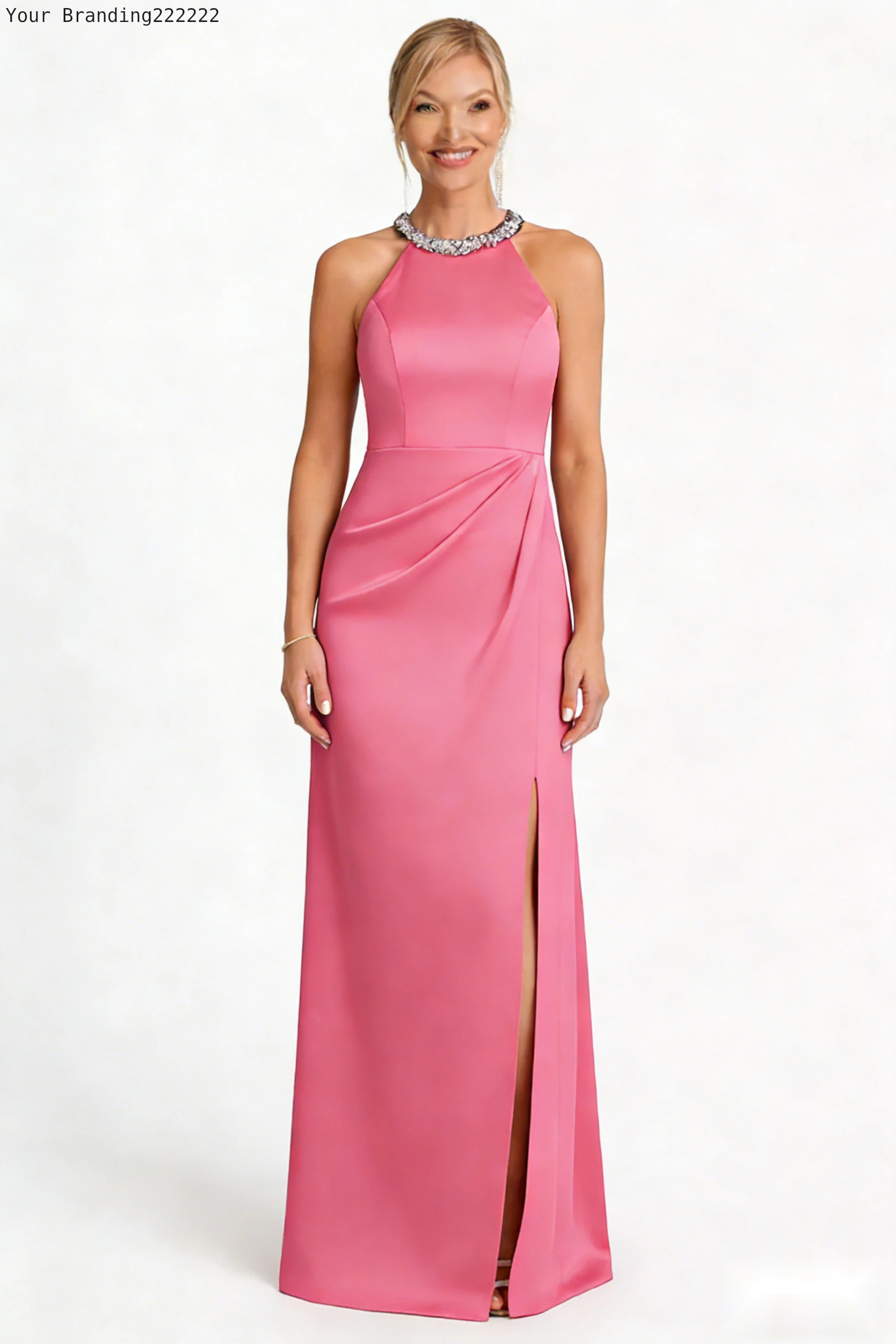 Puff Sleeve Cotton Voile Gown