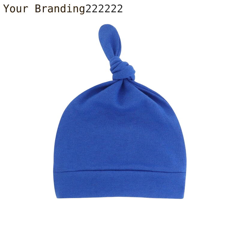 Newborn Baby Beanies Hat Boys Girls Infant Hats Solid Color Kids Beanie Children Unisex Infant Bonnets Baby Caps Top Knot Babies
