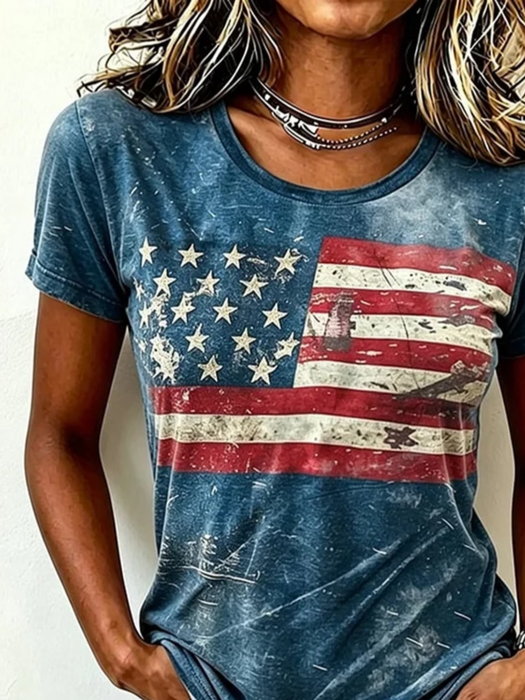 Casual Independence Day (Flag) Crew
