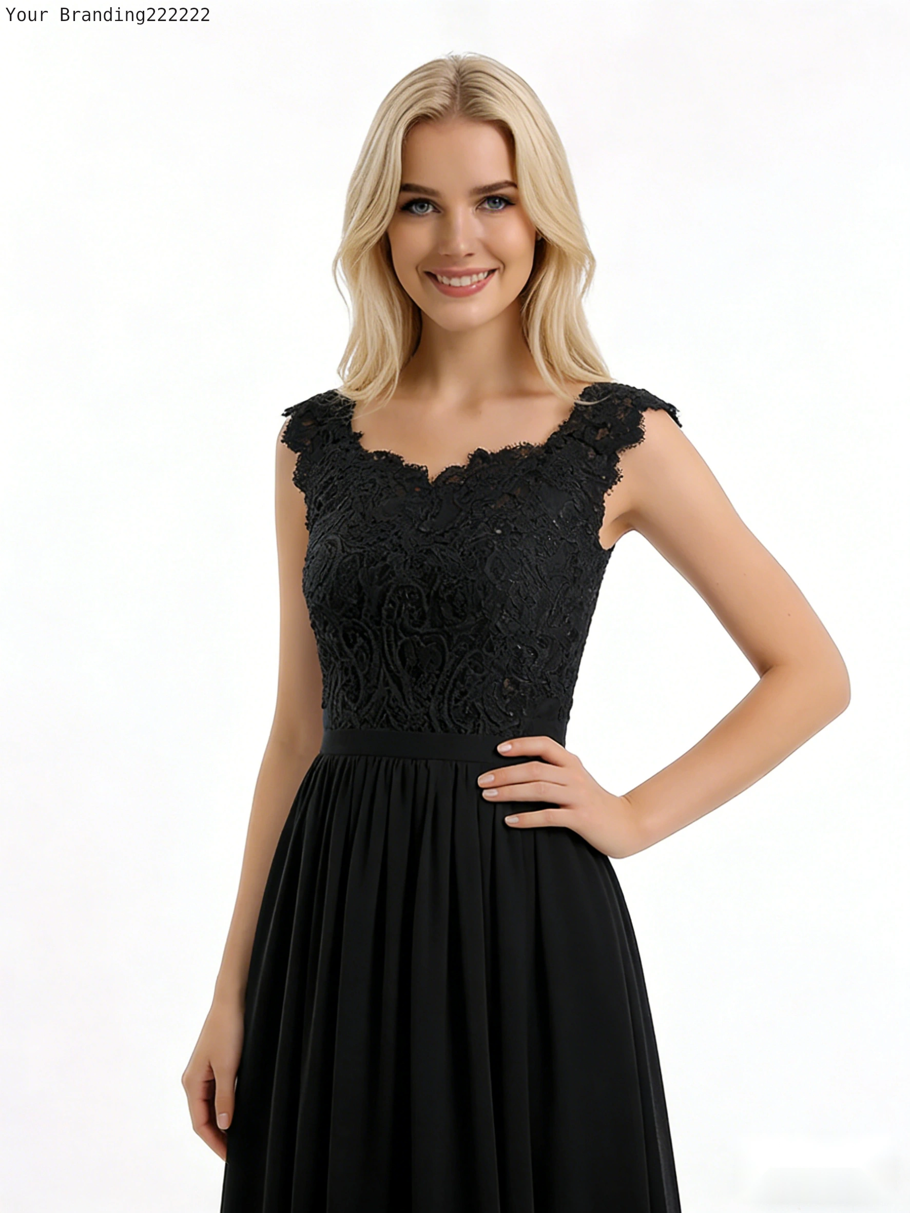 Feathered Hem Party Dress