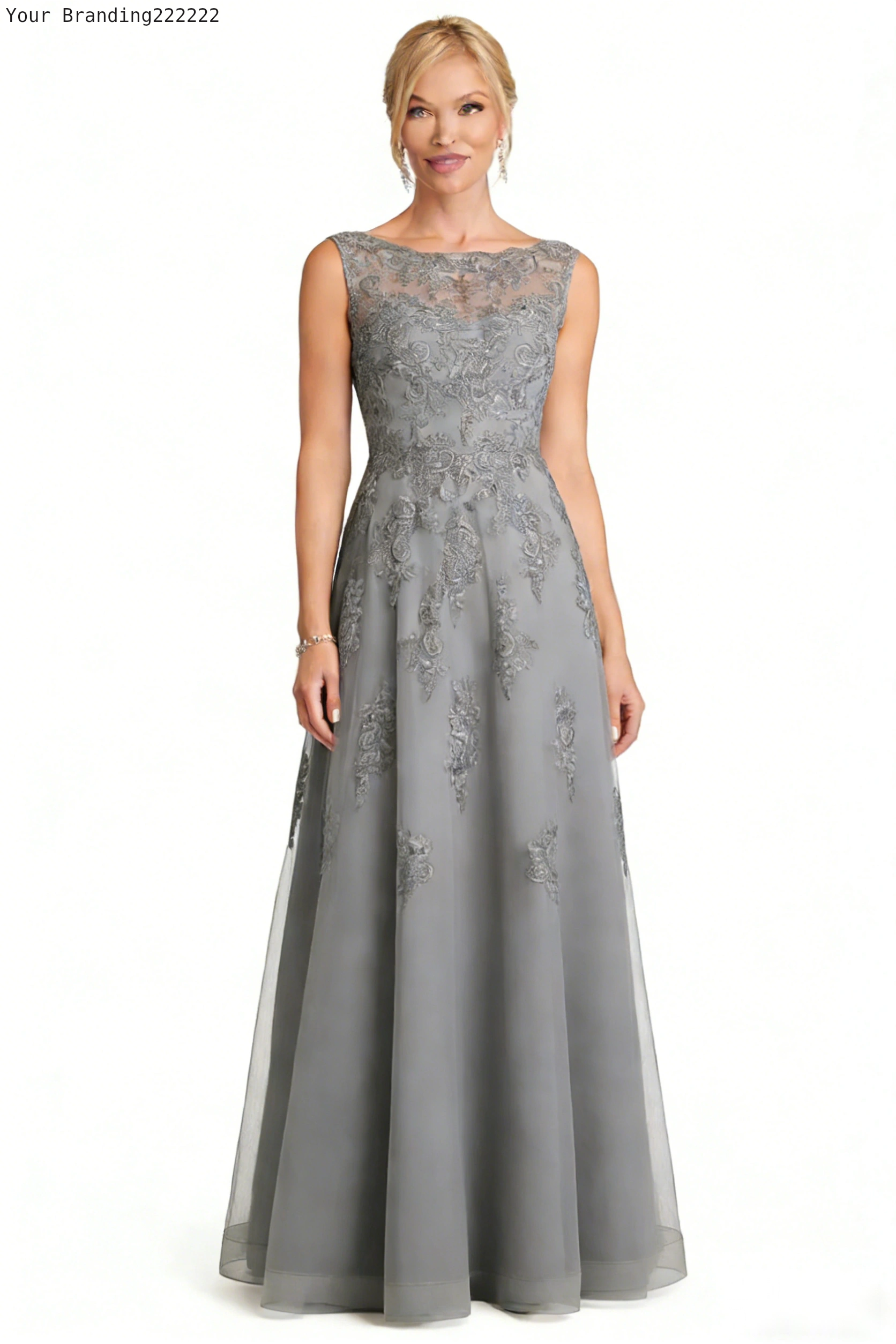 Layered Ruffle Chiffon Dress