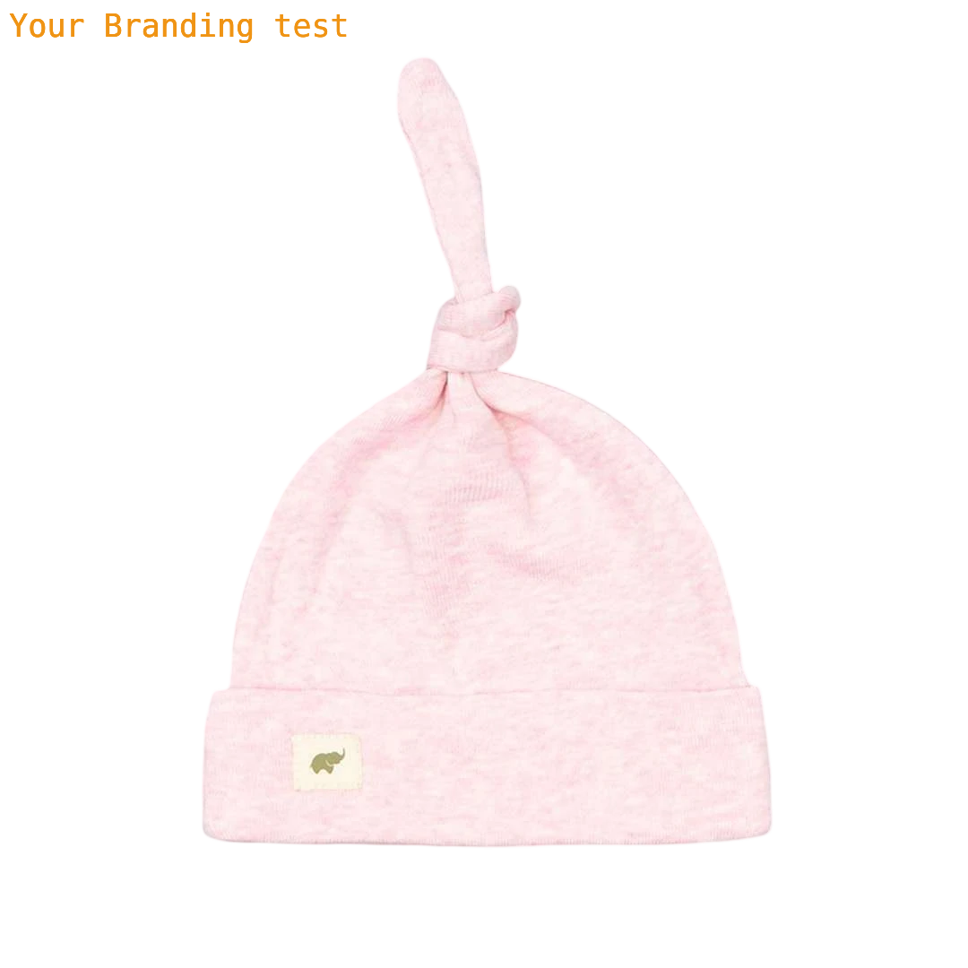 Newborn Baby Beanies Hat Boys Girls Infant Hats Solid Color Kids Beanie Children Unisex Infant Bonnets Baby Caps Top Knot Babies
