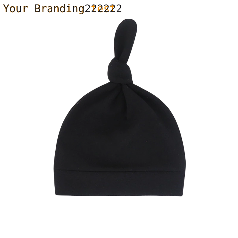 Newborn Baby Beanies Hat Boys Girls Infant Hats Solid Color Kids Beanie Children Unisex Infant Bonnets Baby Caps Top Knot Babies
