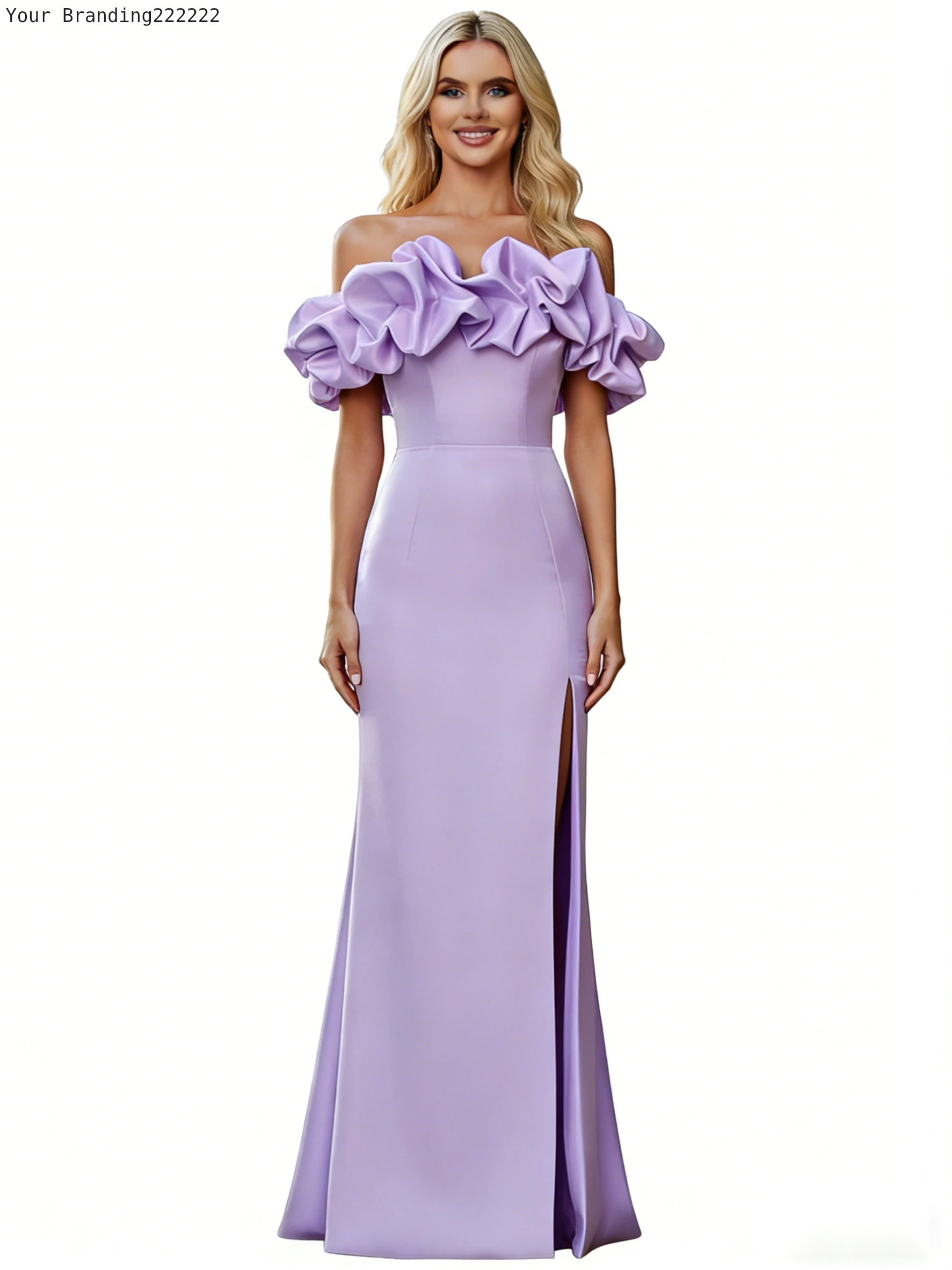 Glitter Tulle A-Line Party Gown